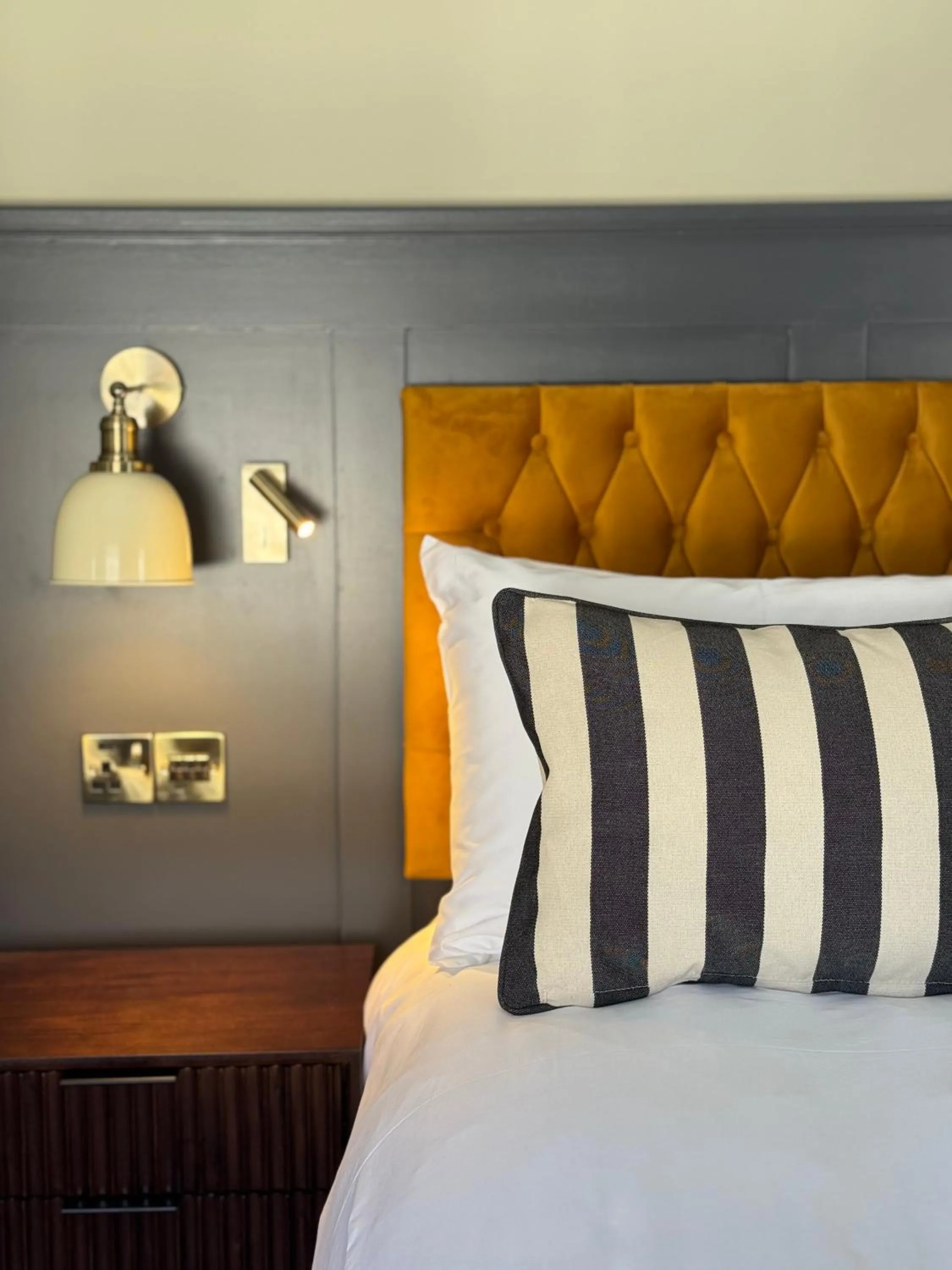 Bed in The Black Lion Hotel