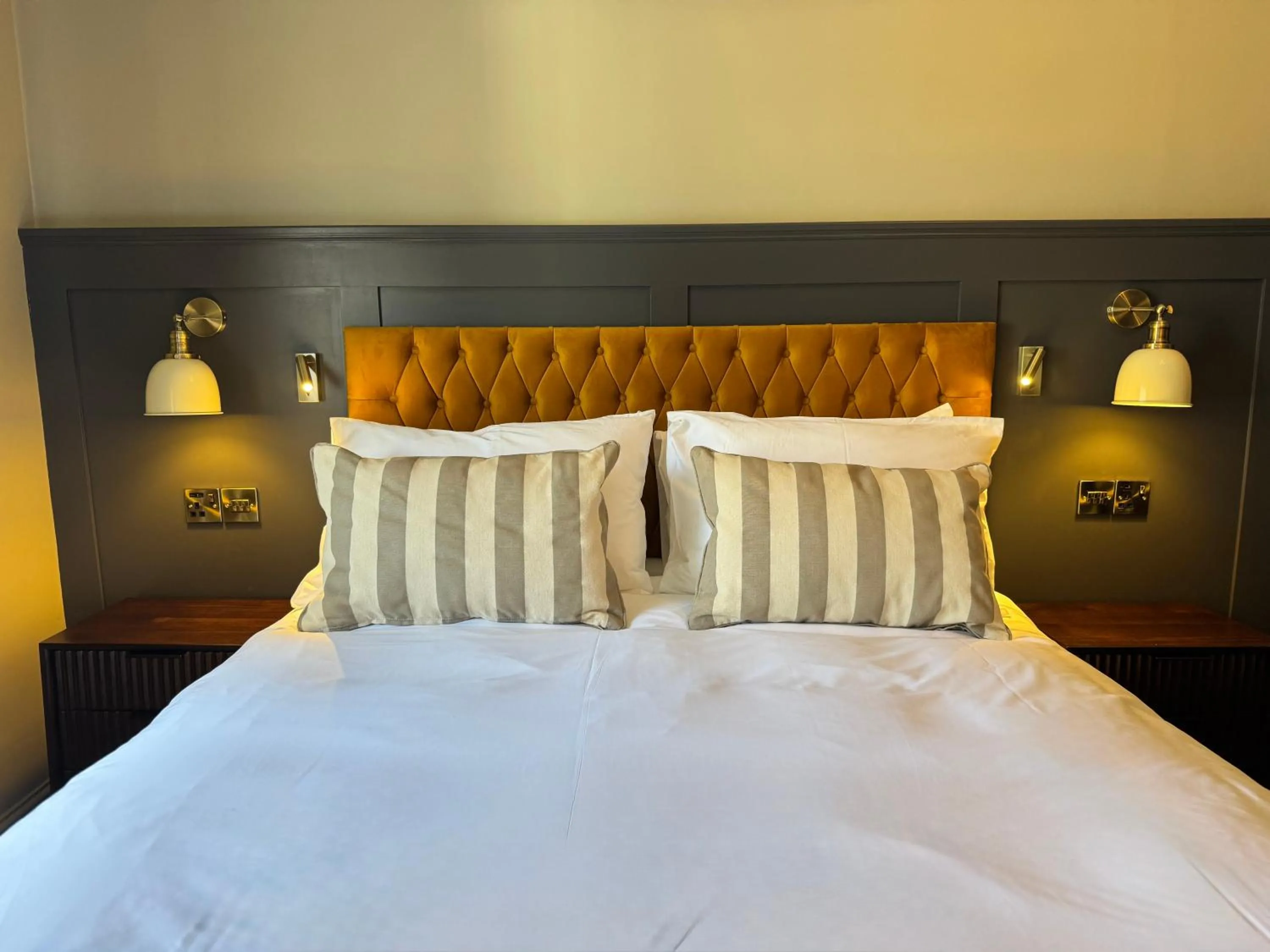 Bed in The Black Lion Hotel