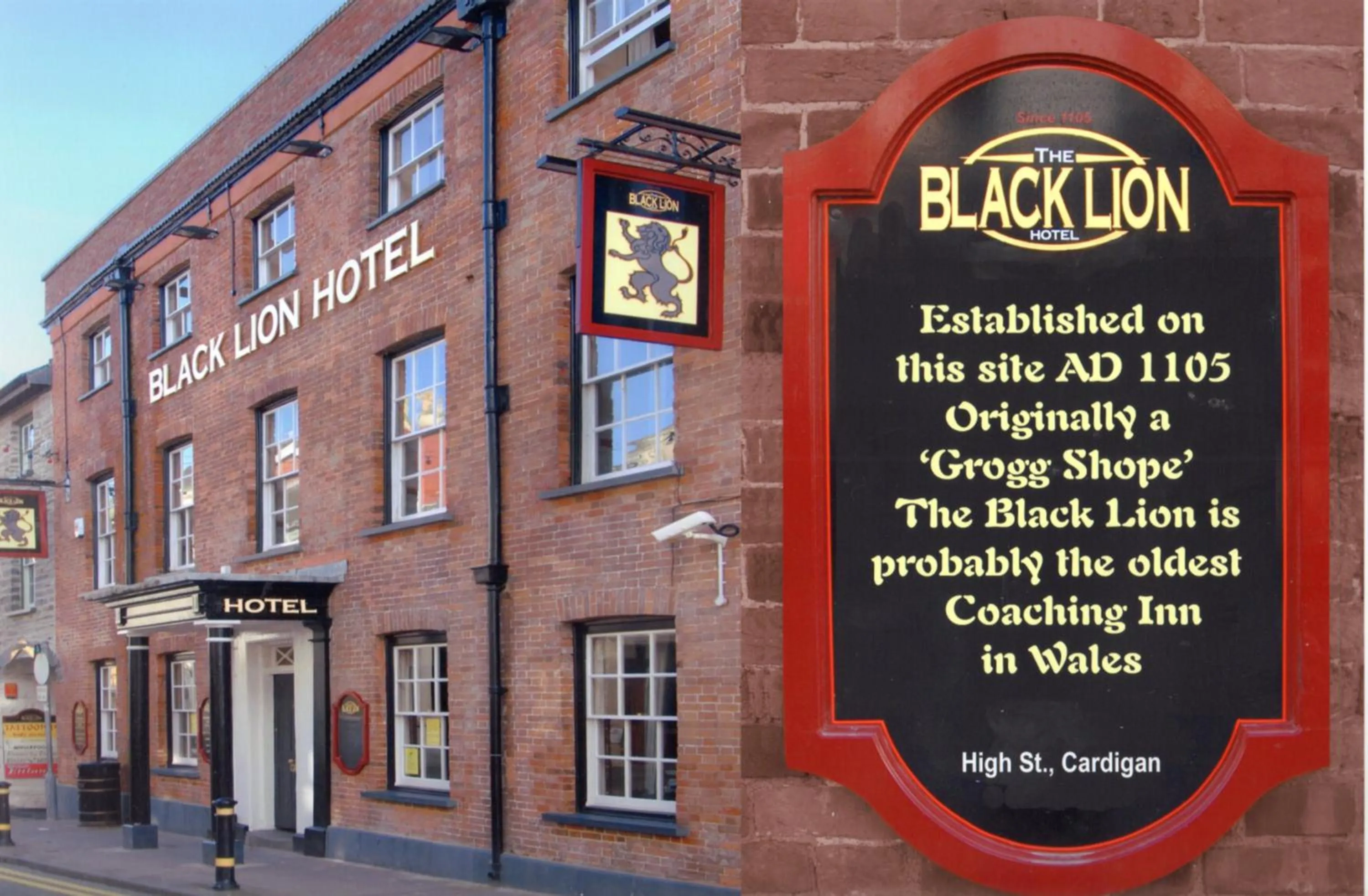 Property building in The Black Lion Hotel