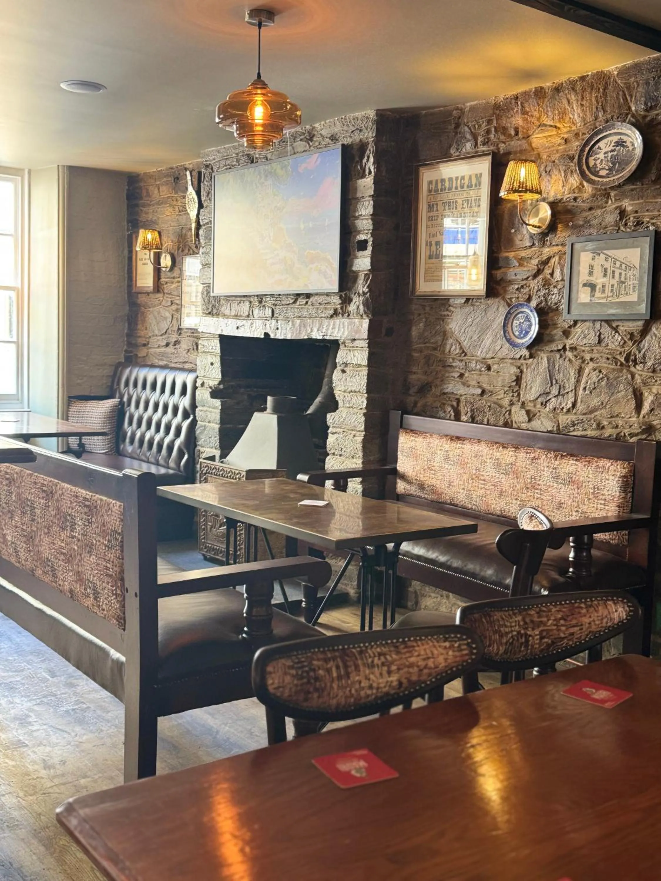 Lounge or bar in The Black Lion Hotel