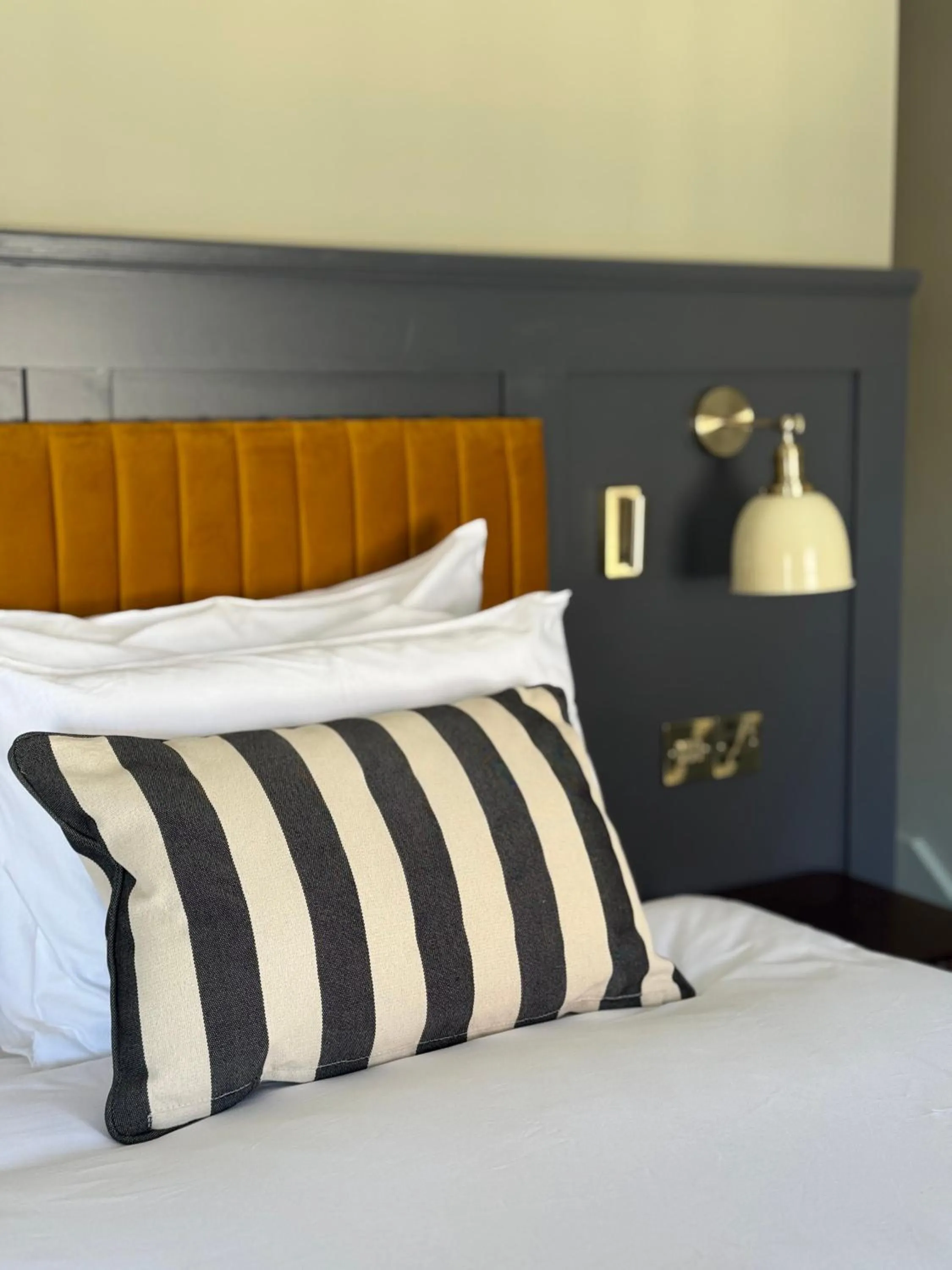 Bed in The Black Lion Hotel