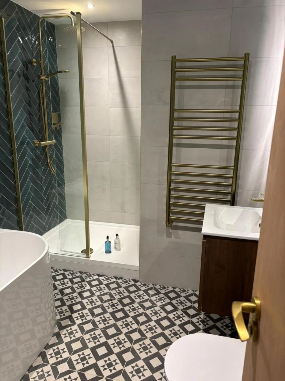 Bathroom in The Black Lion Hotel