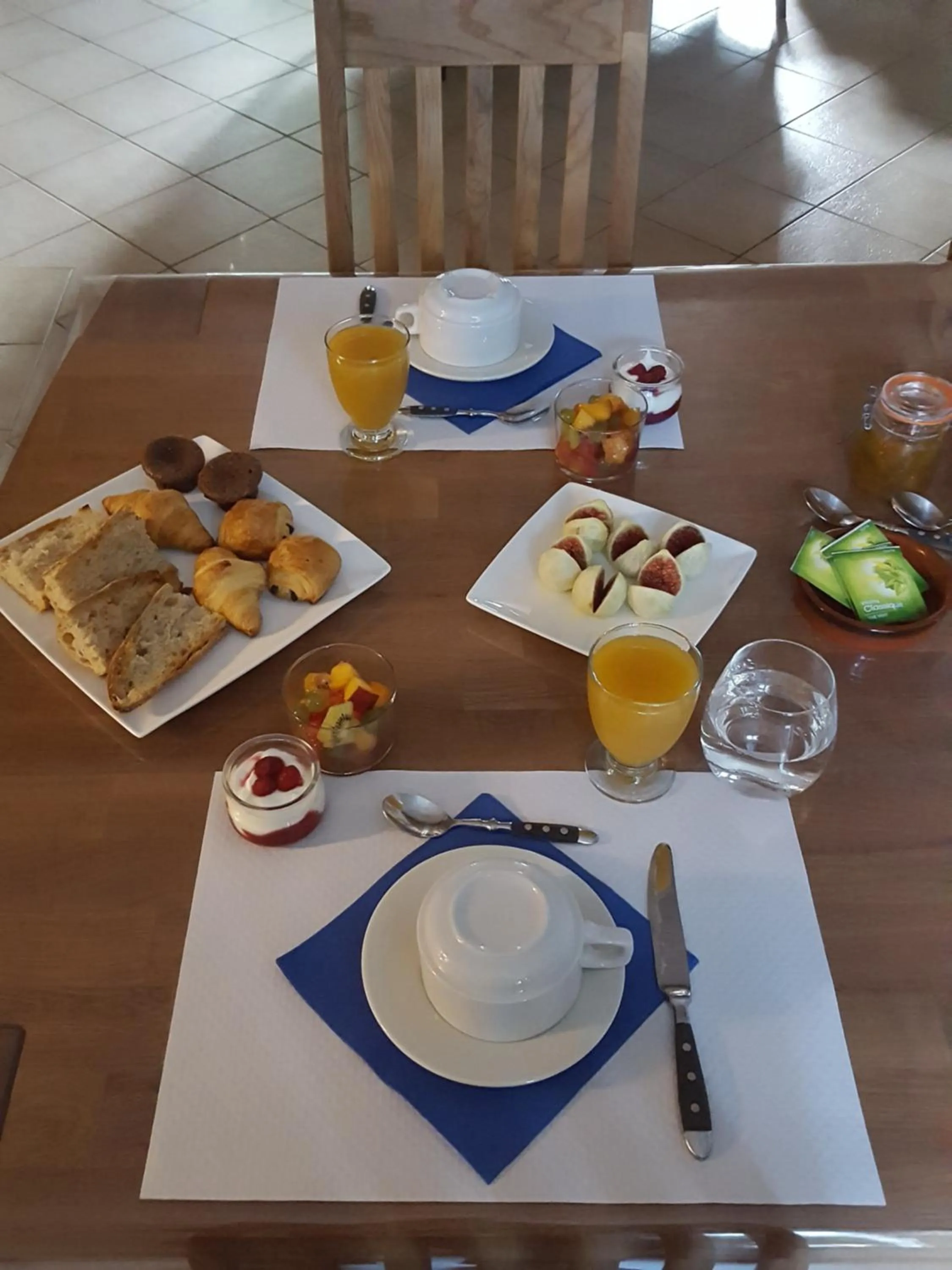 Continental breakfast in Chez Alexandra