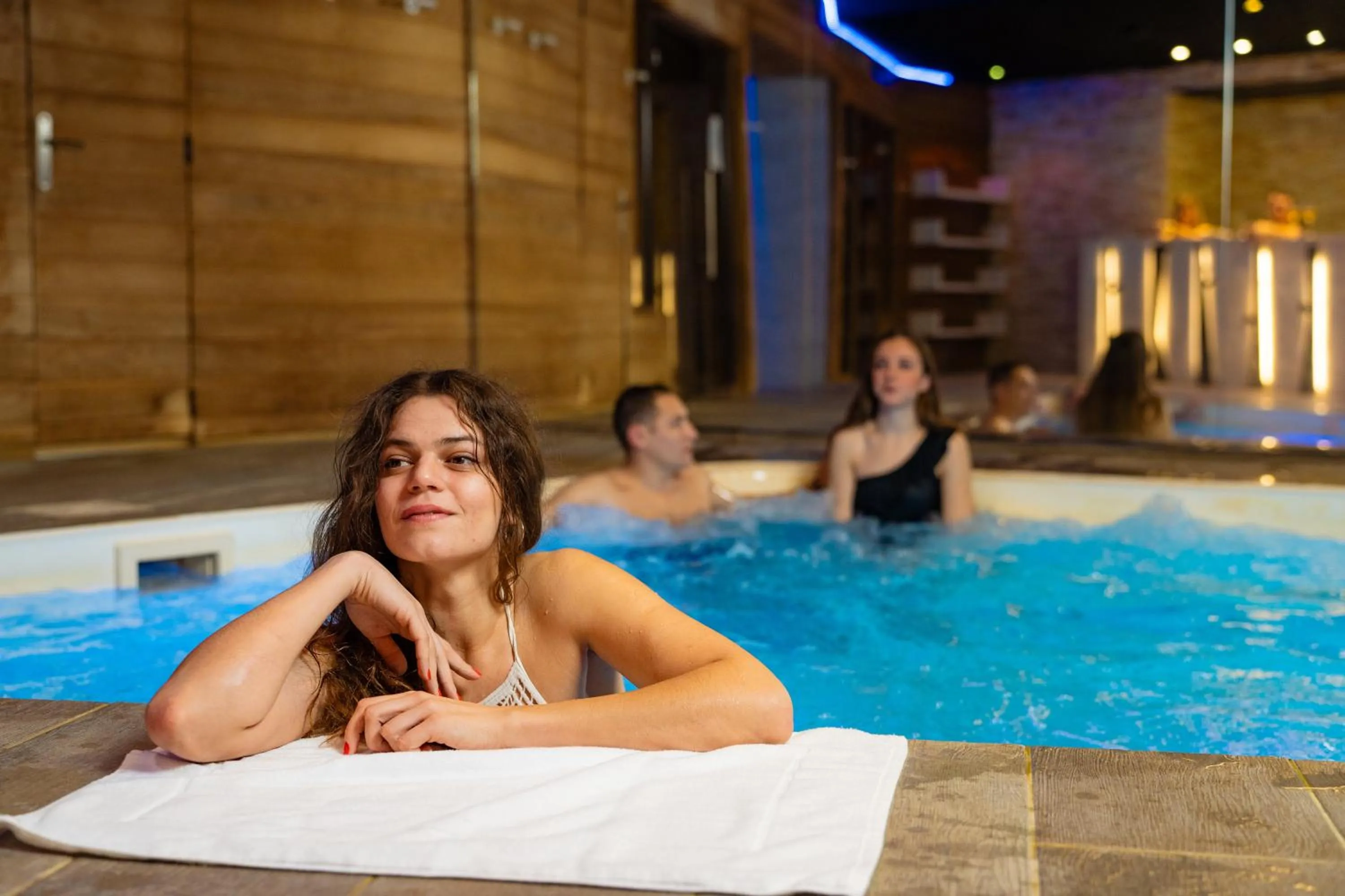 Sauna in Domaine de la Forêt d'Orient, Logis Hôtel, Restaurant, Spa et Golf