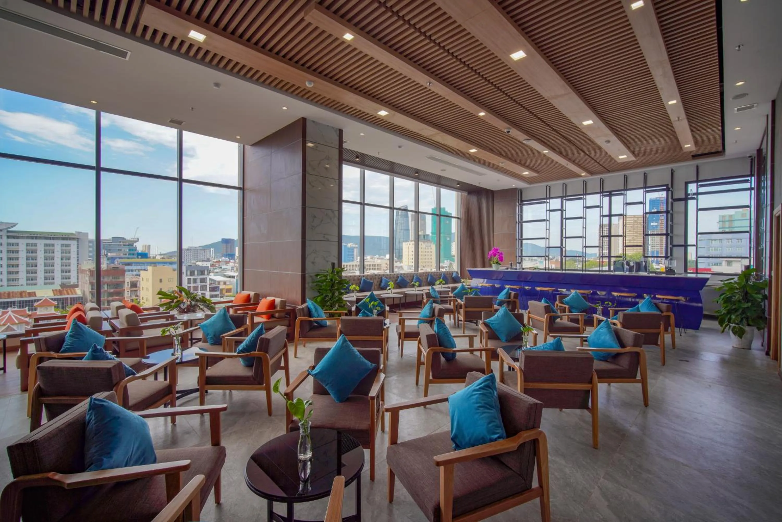 Lobby or reception in G8 Luxury Hotel and Spa Da Nang