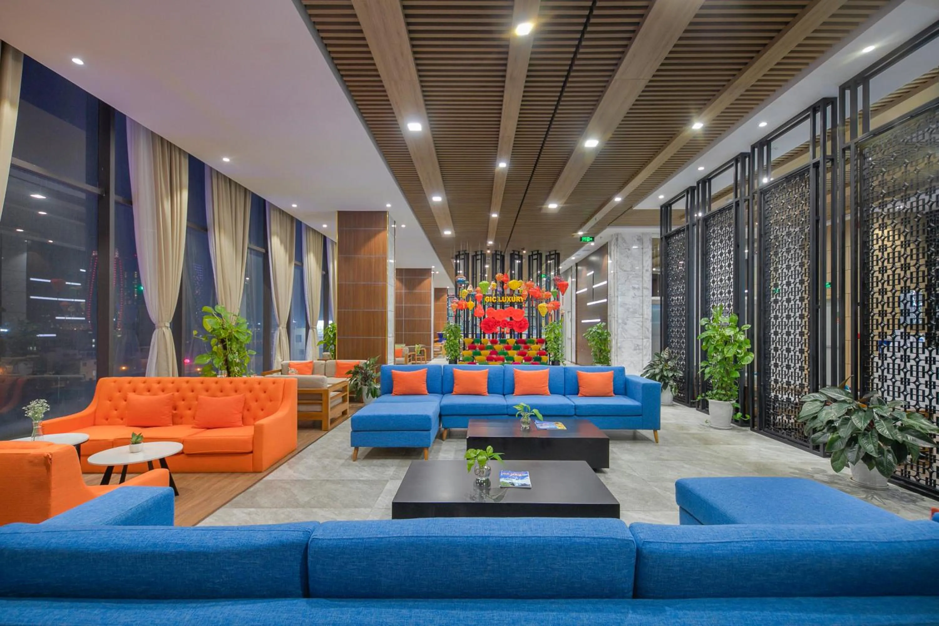 Lobby or reception in G8 Luxury Hotel and Spa Da Nang