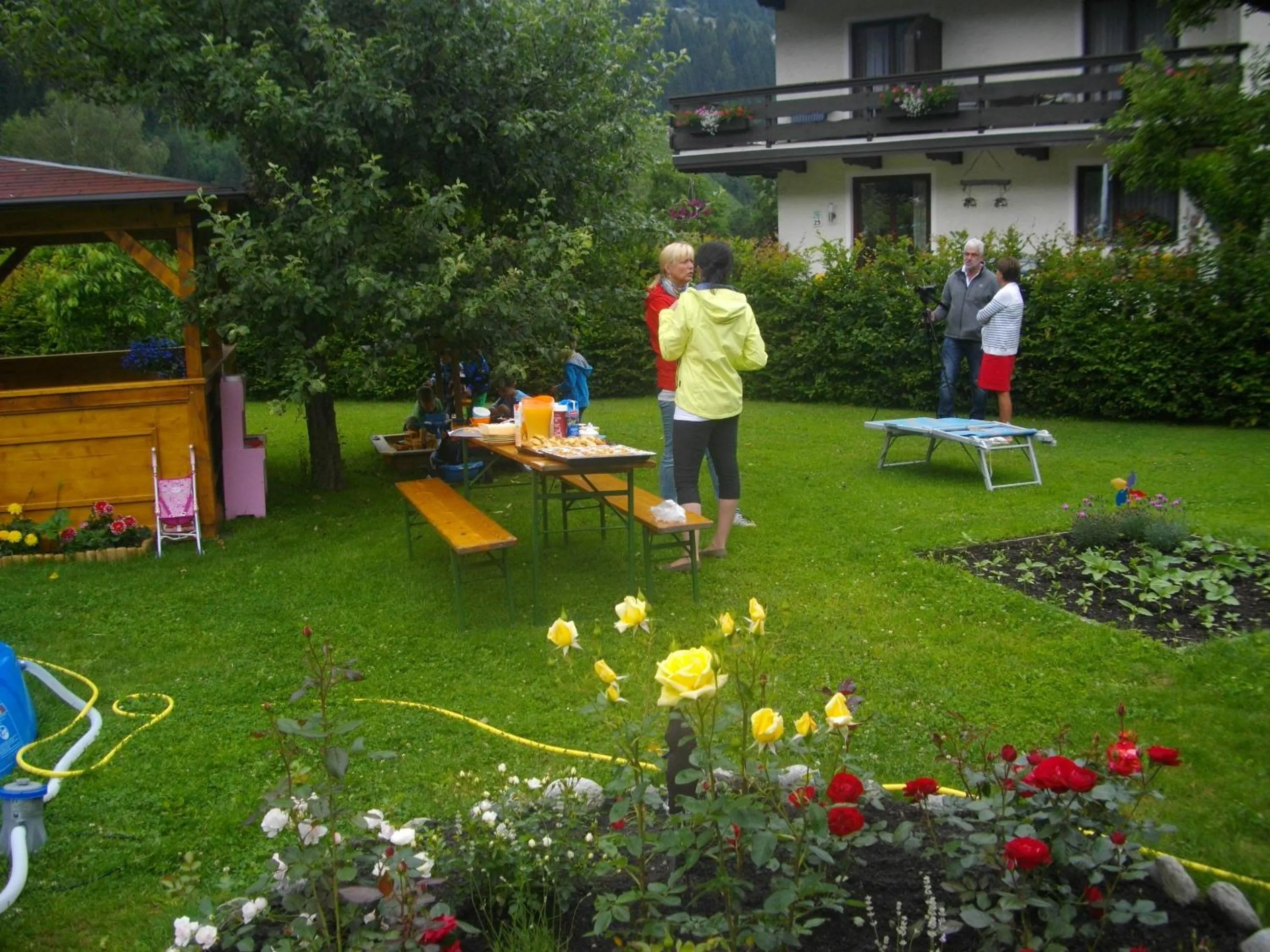 Patio in Ferienhaus Moser