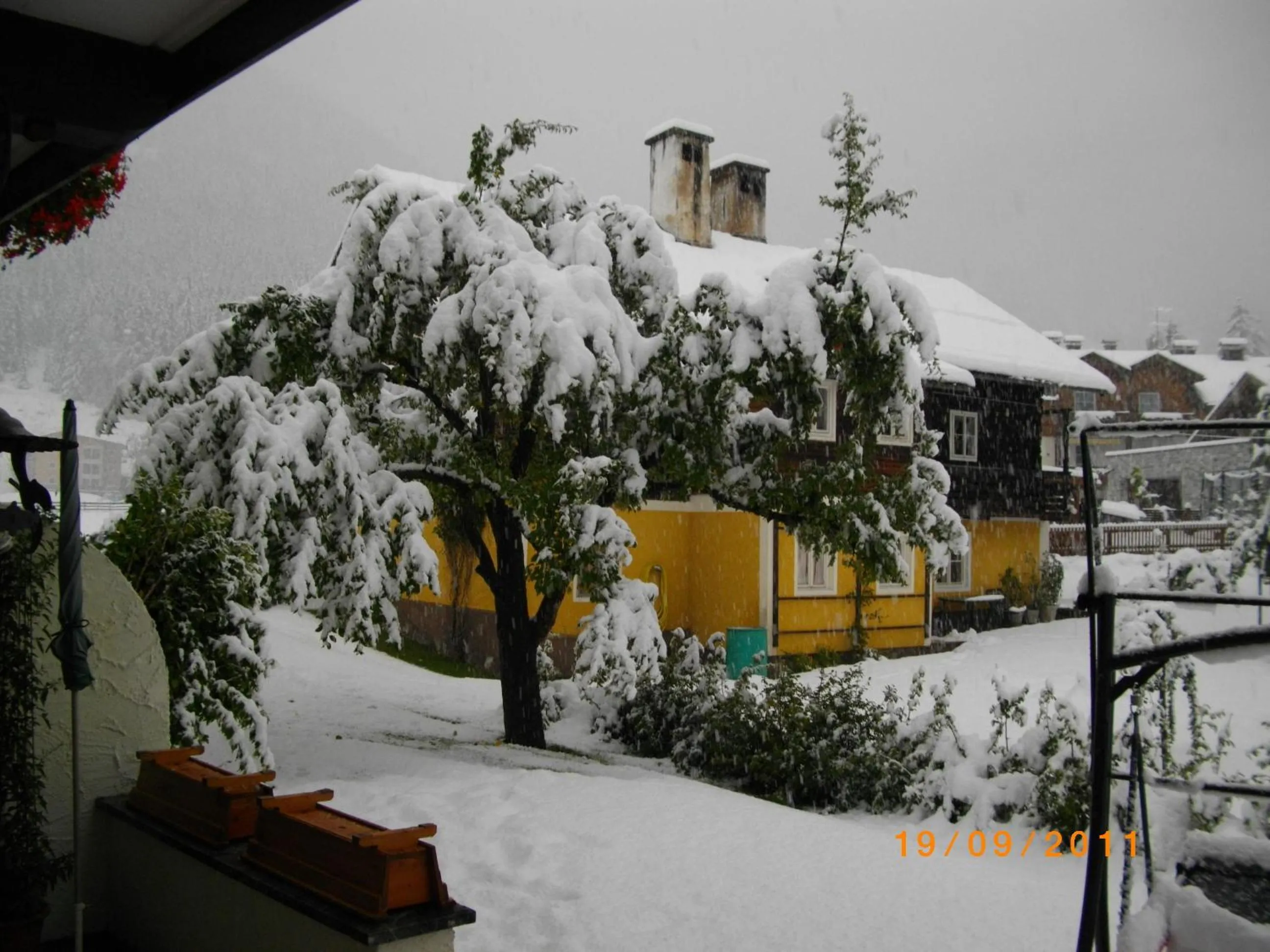 Winter in Ferienhaus Moser