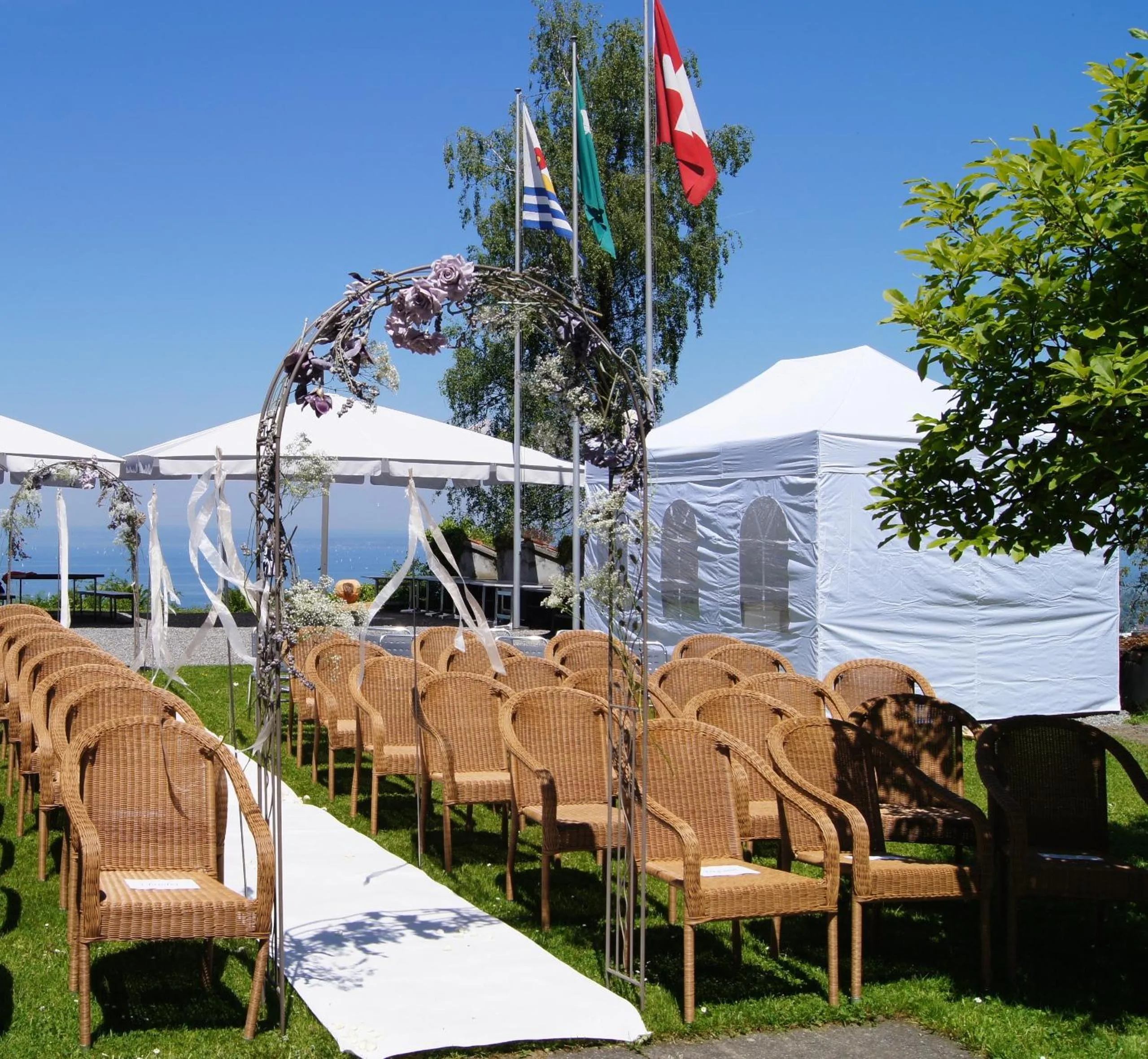 Balcony/Terrace in Schloss Wartensee