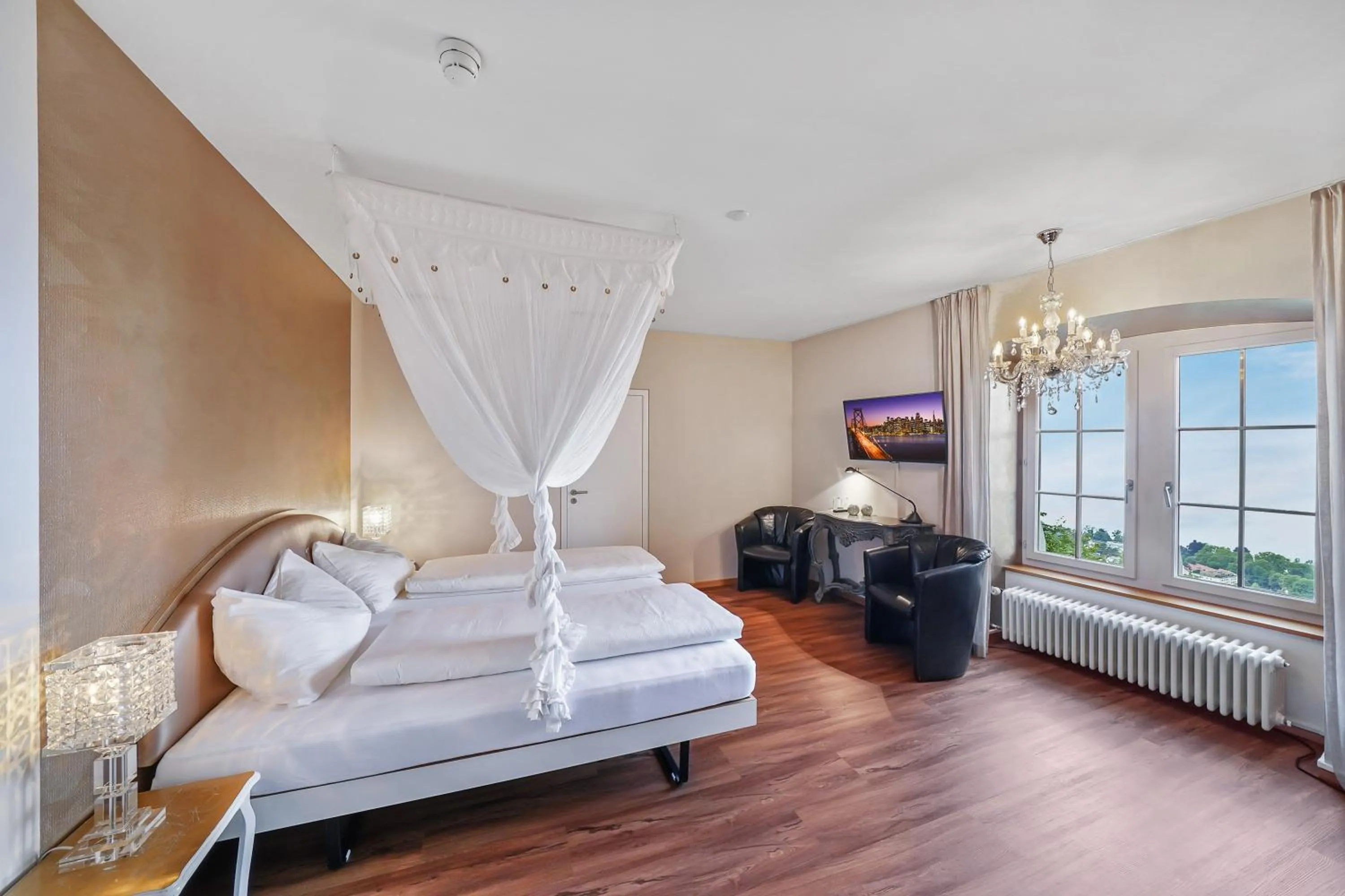 Bed in Schloss Wartensee