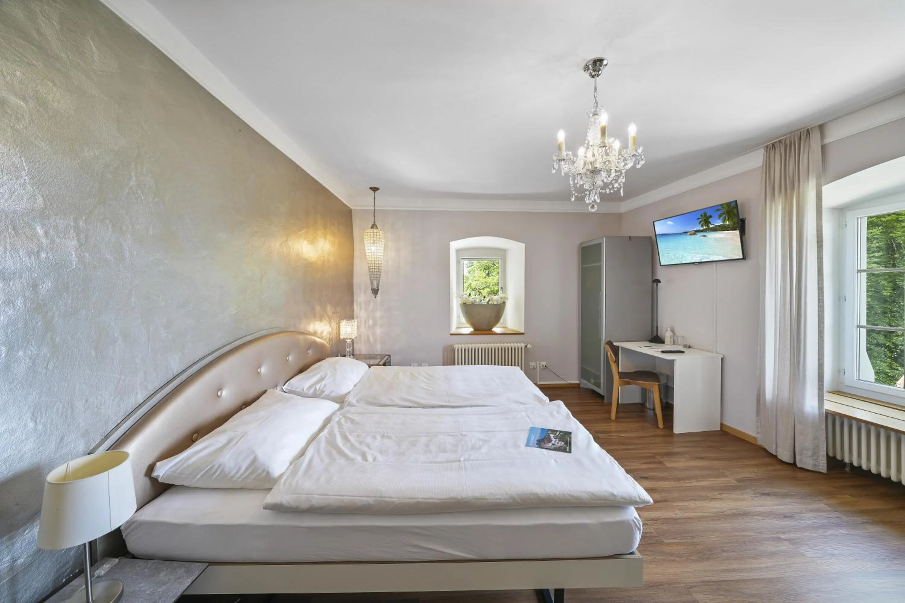 Bed in Schloss Wartensee