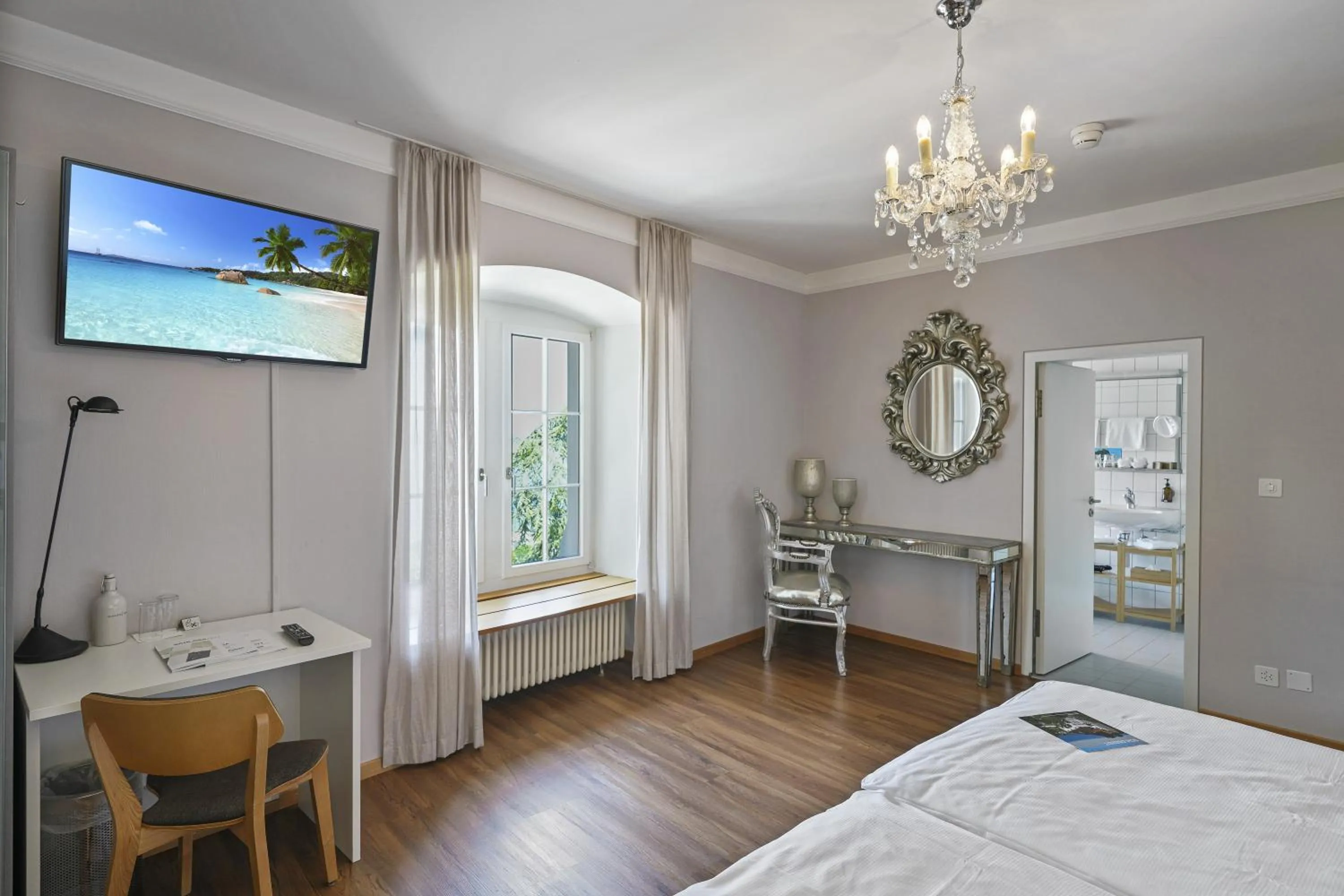 Bed in Schloss Wartensee