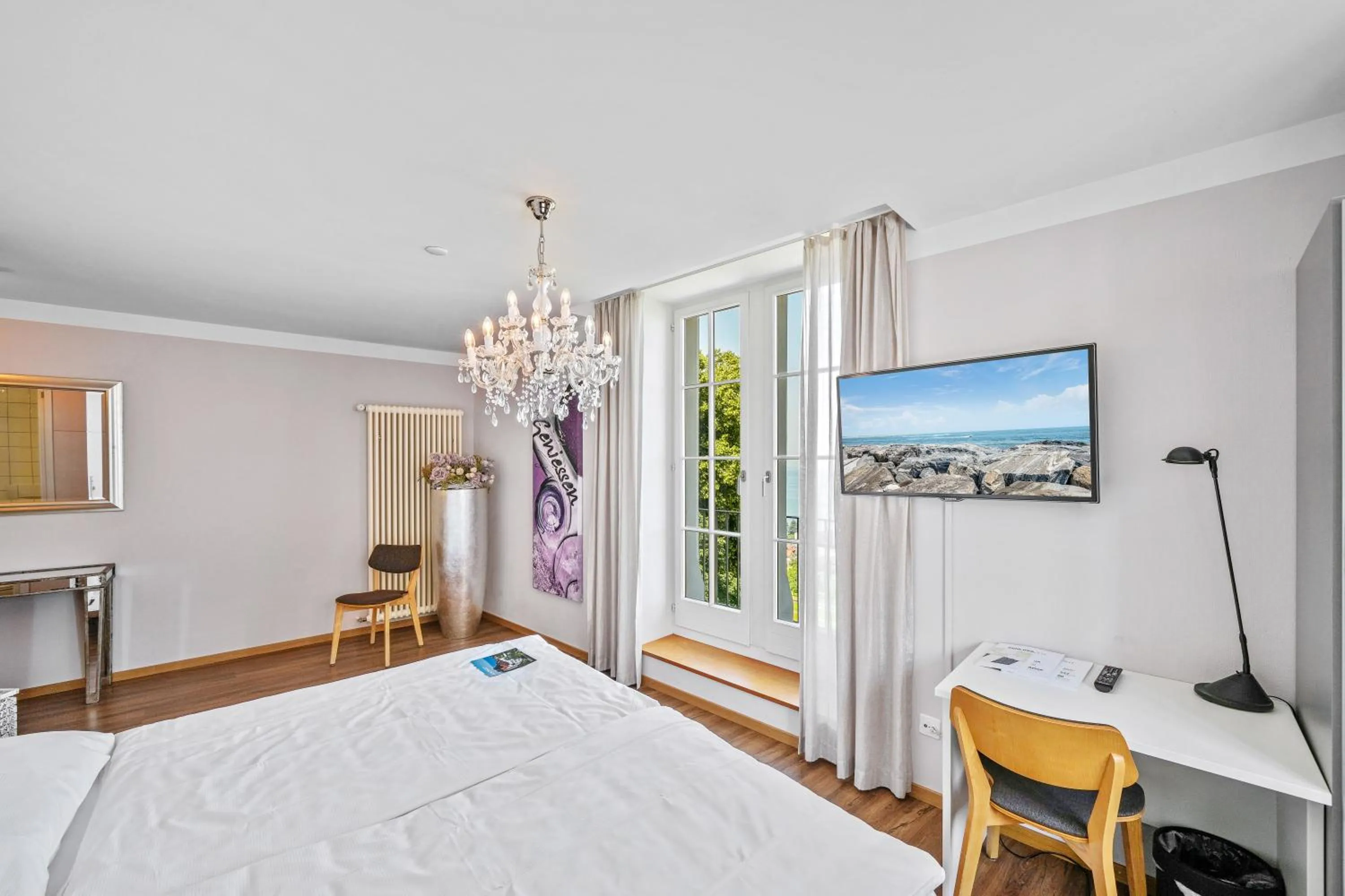 Bed in Schloss Wartensee