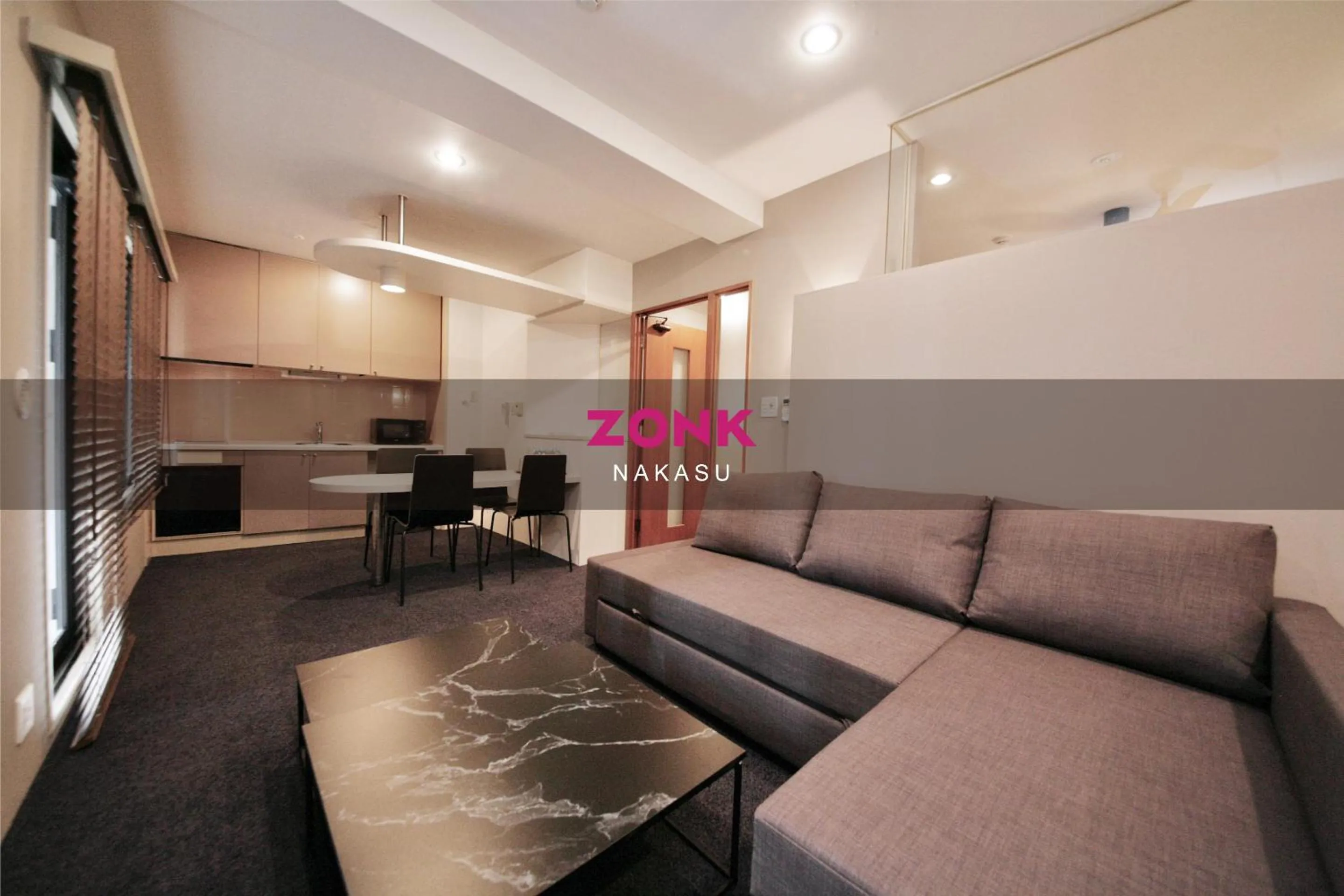 Living room in ZONK HOTEL Nakasu