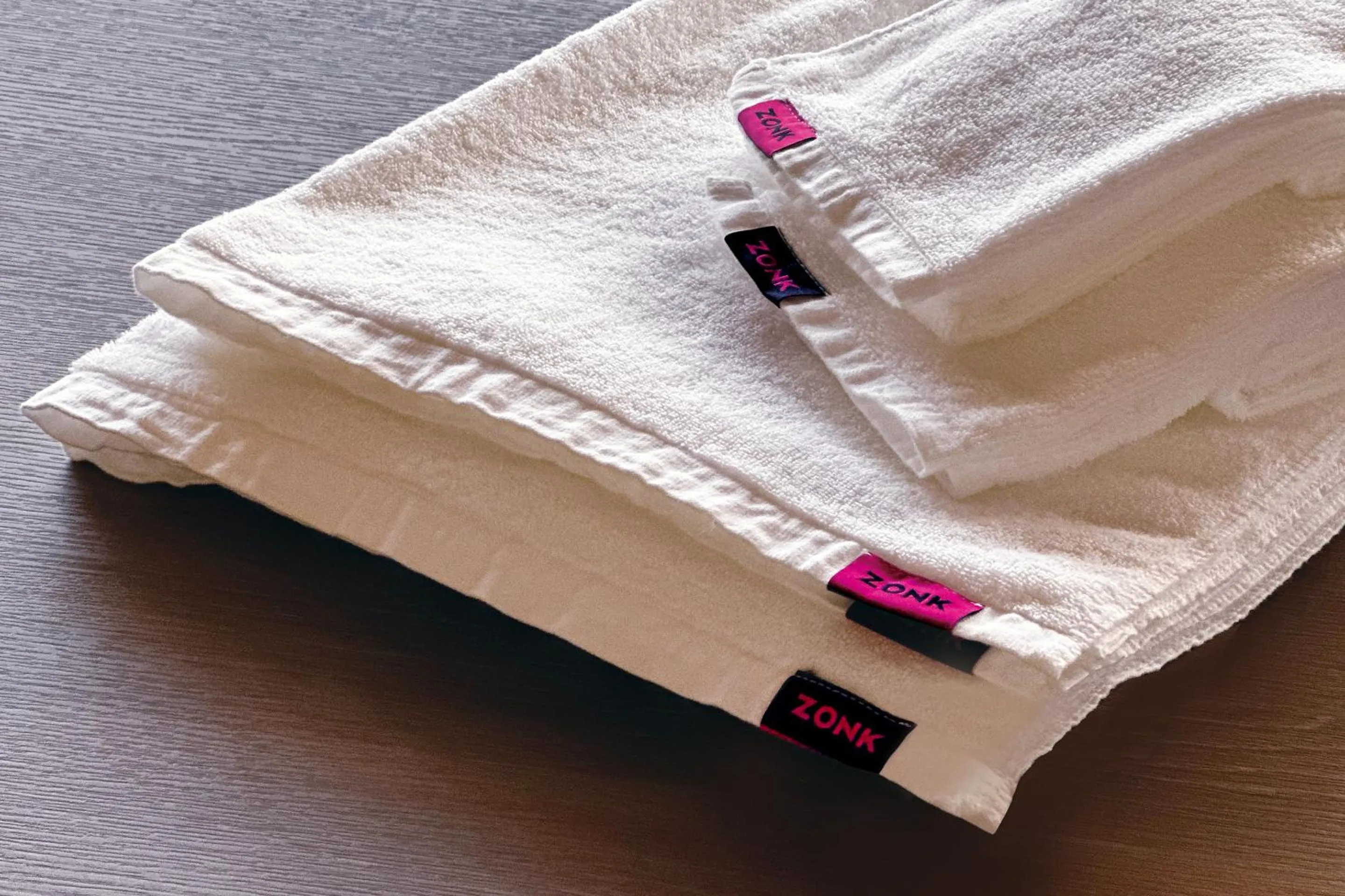 towels, Bed in ZONK HOTEL Nakasu