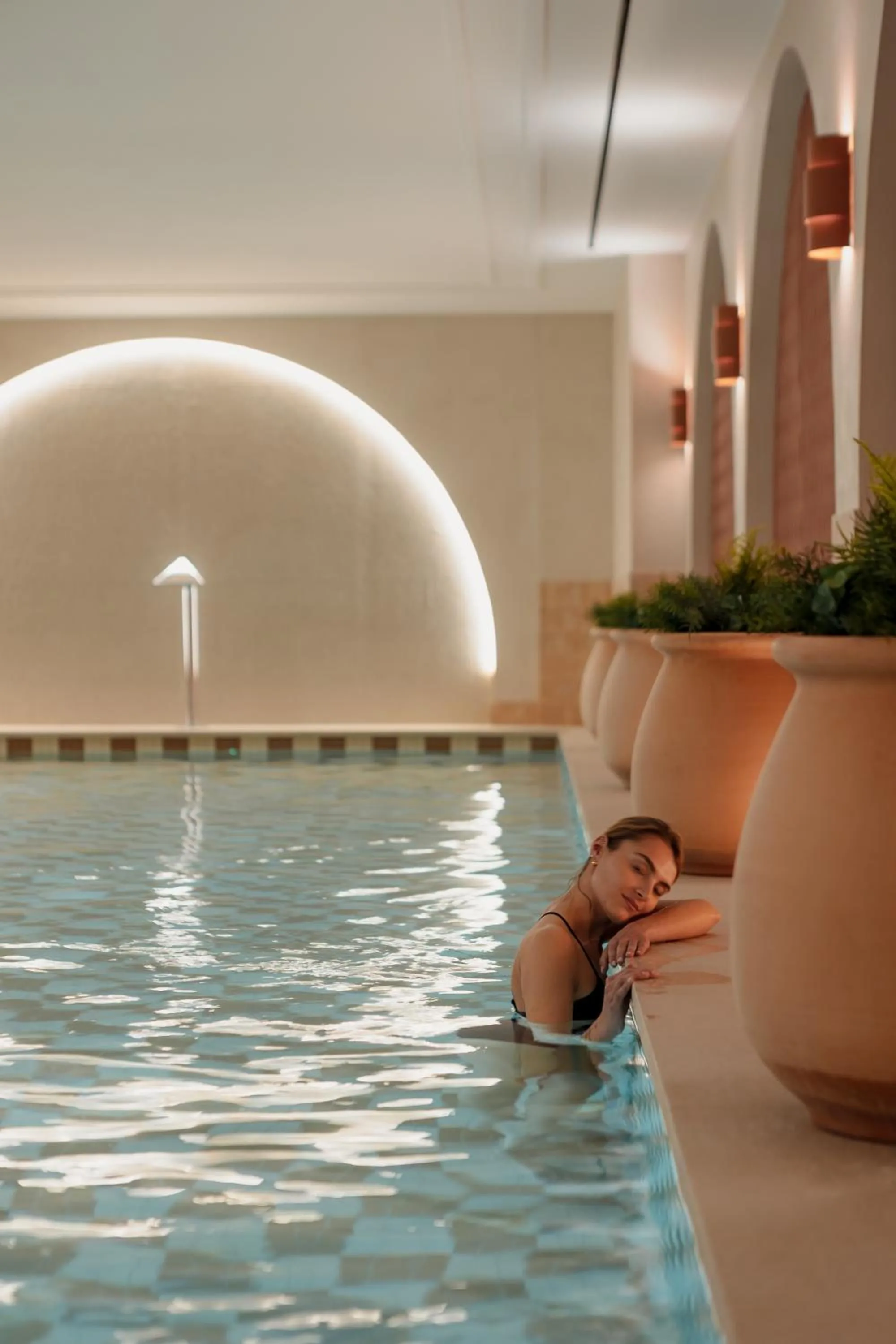 Swimming pool in Hotel Grand Coeur Latin