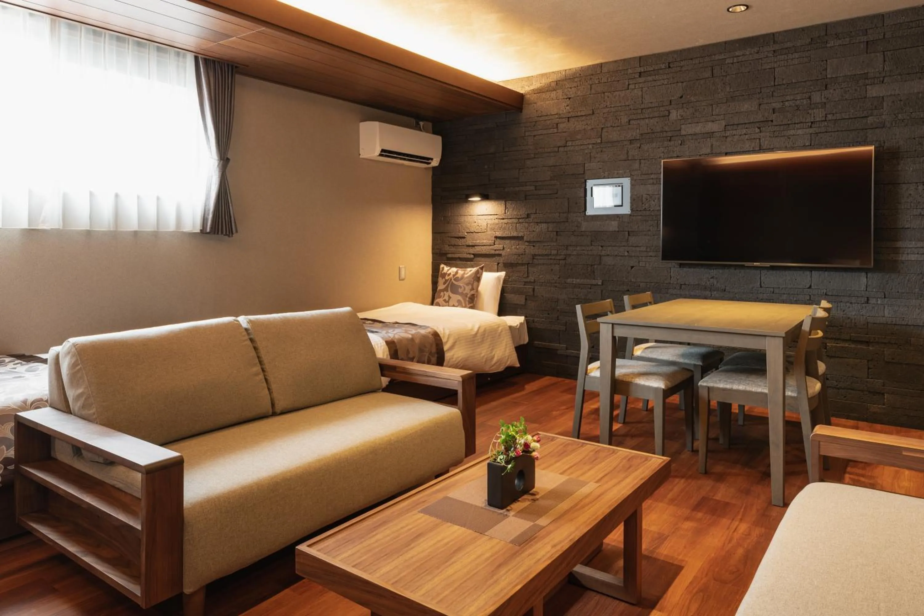 Living room in GRAND BASE Beppu