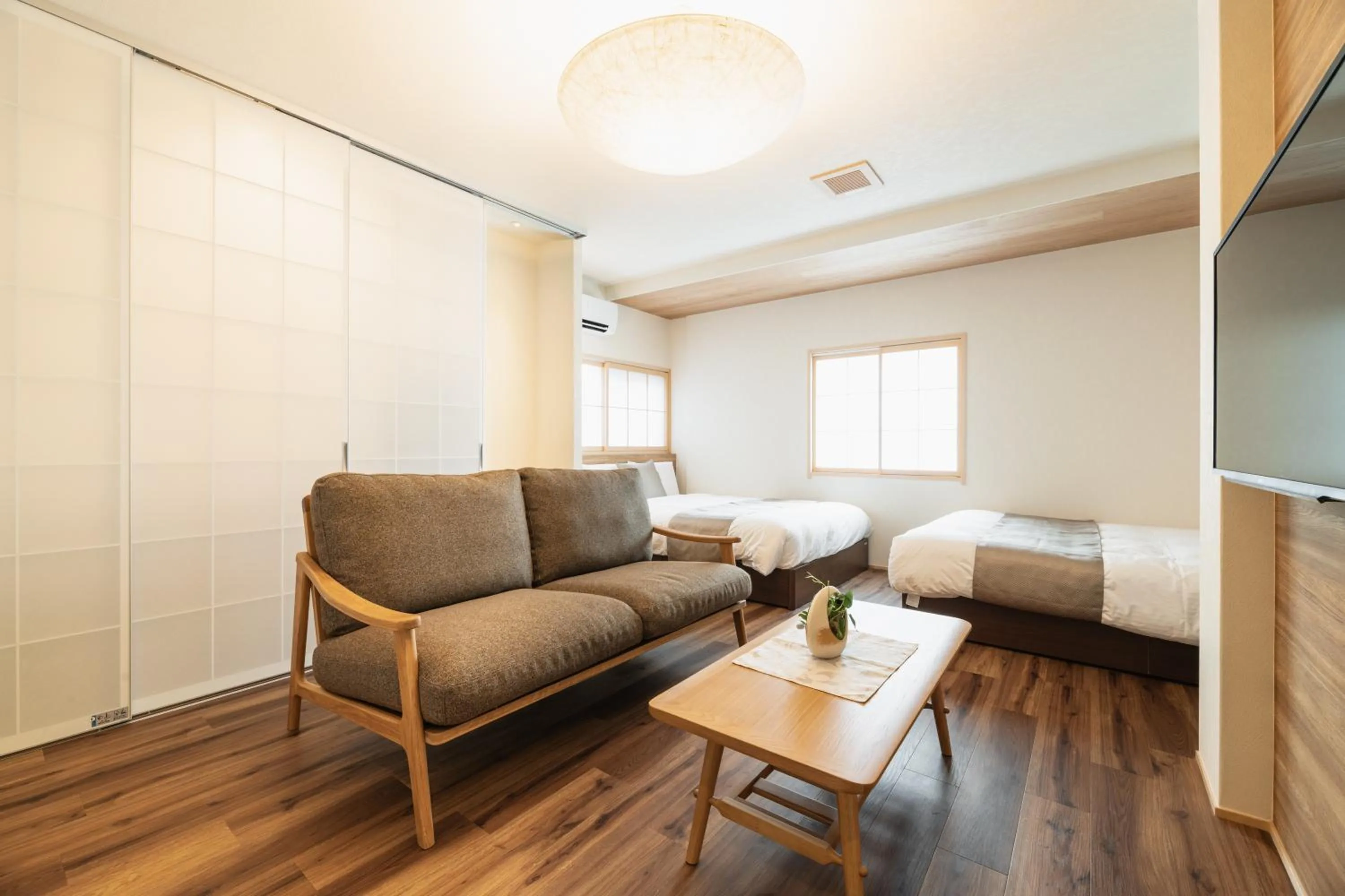 Bed in GRAND BASE Beppu