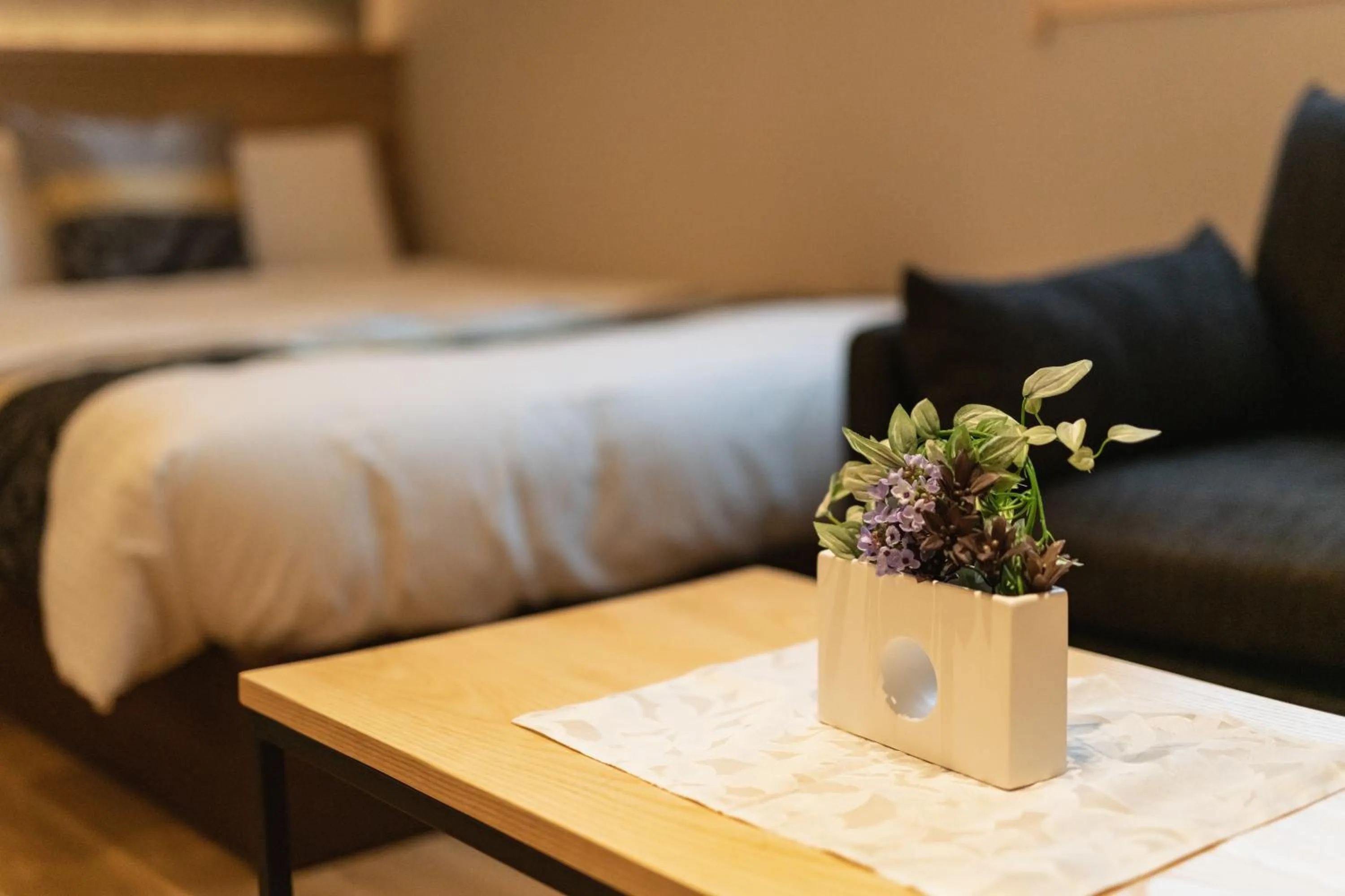 Photo of the whole room, Bed in GRAND BASE Beppu