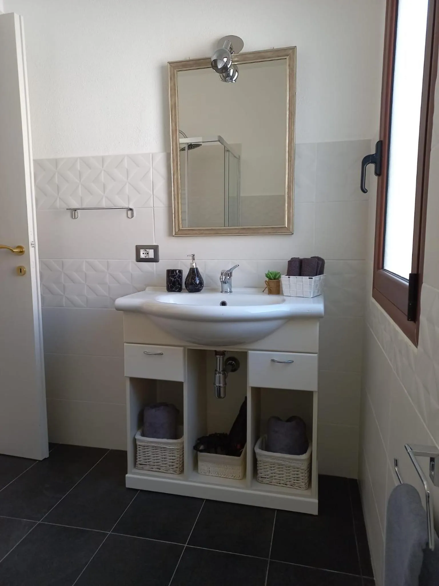 Bathroom in B&B Villa Orchidea