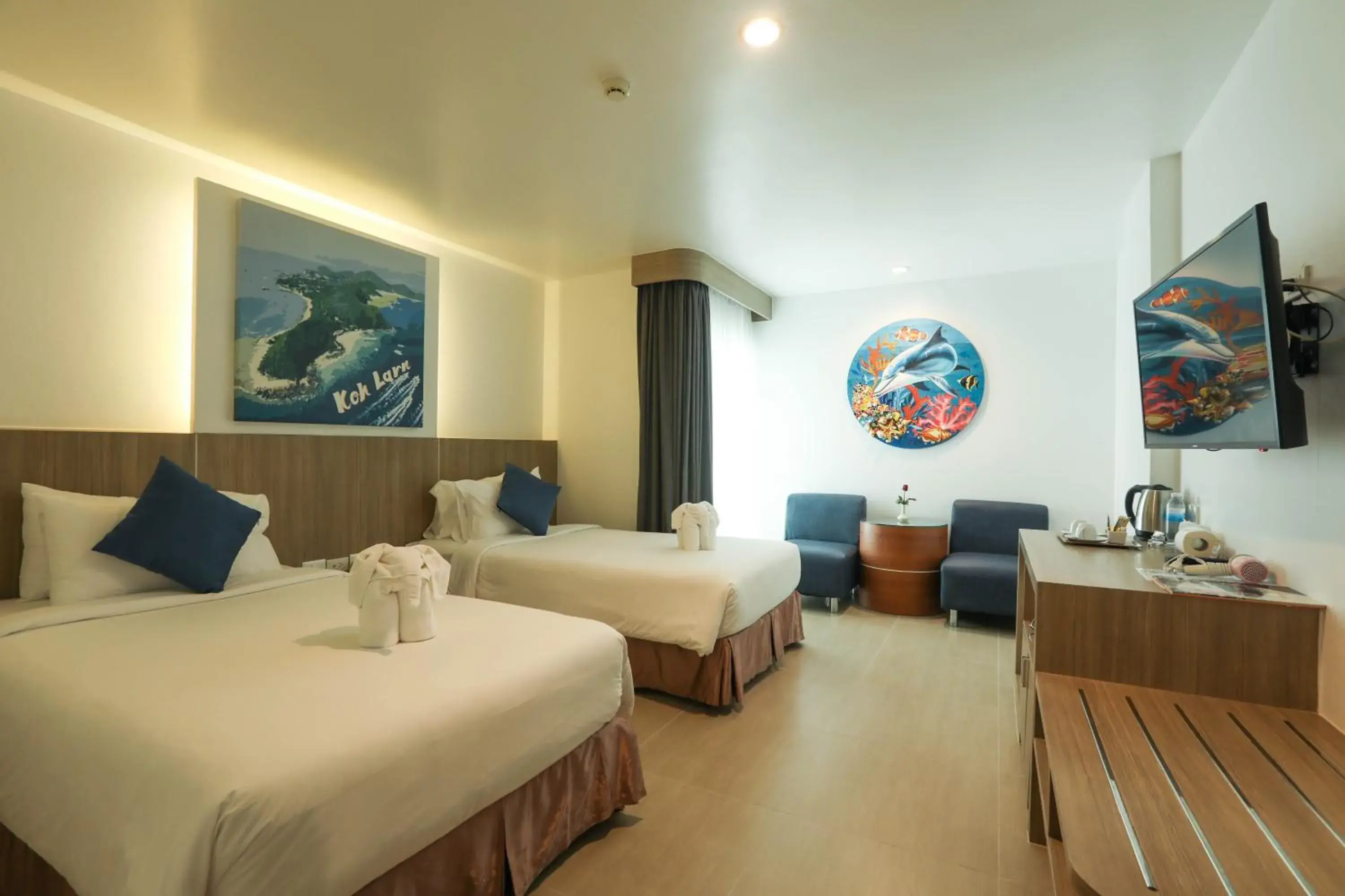 Superior Twin Room in Flipper House Hotel - SHA Extra Plus Superior Twin Room in Flipper House Hotel - SHA Extra Plus