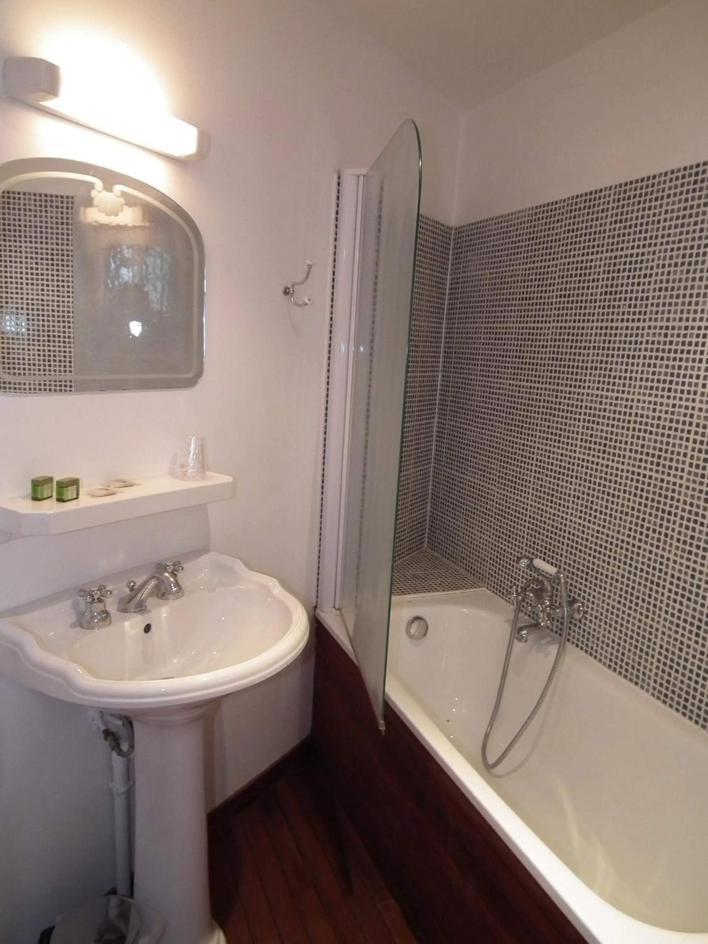 Bathroom in Logis Hôtel La Chaize