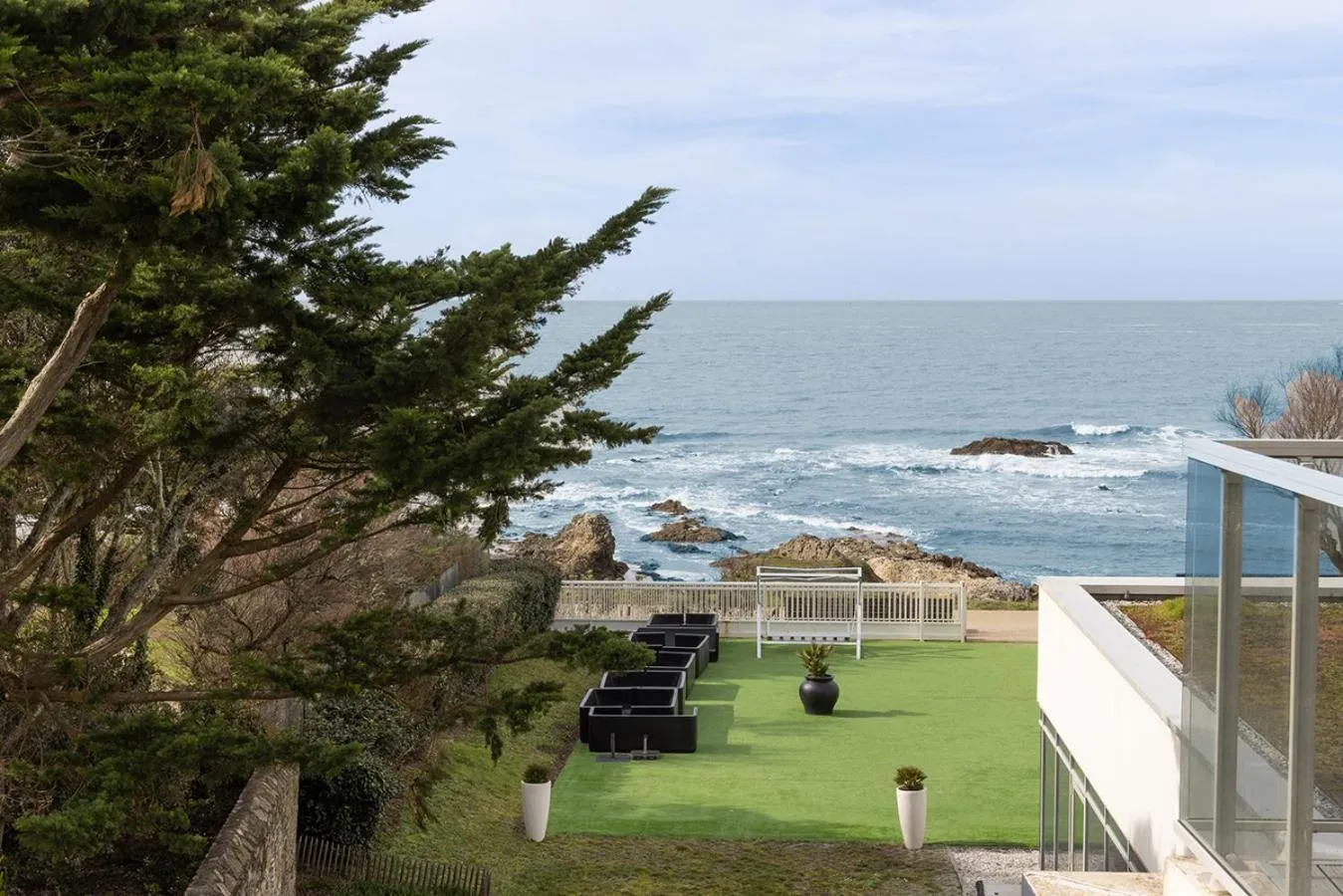 Sea view in Hôtel Château des Tourelles - Relais Thalasso & Spa