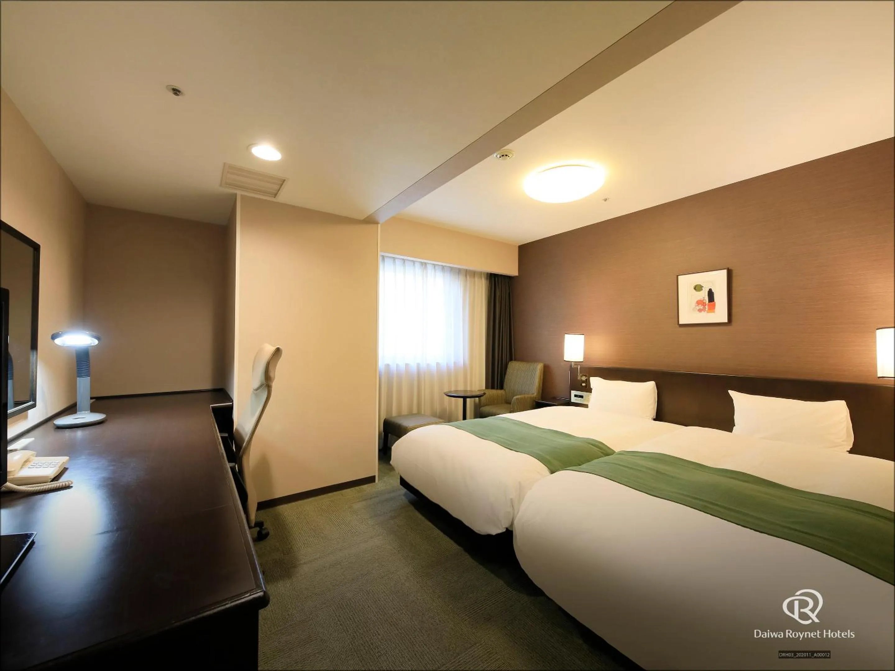 Photo of the whole room in Daiwa Roynet Hotel Kanazawa