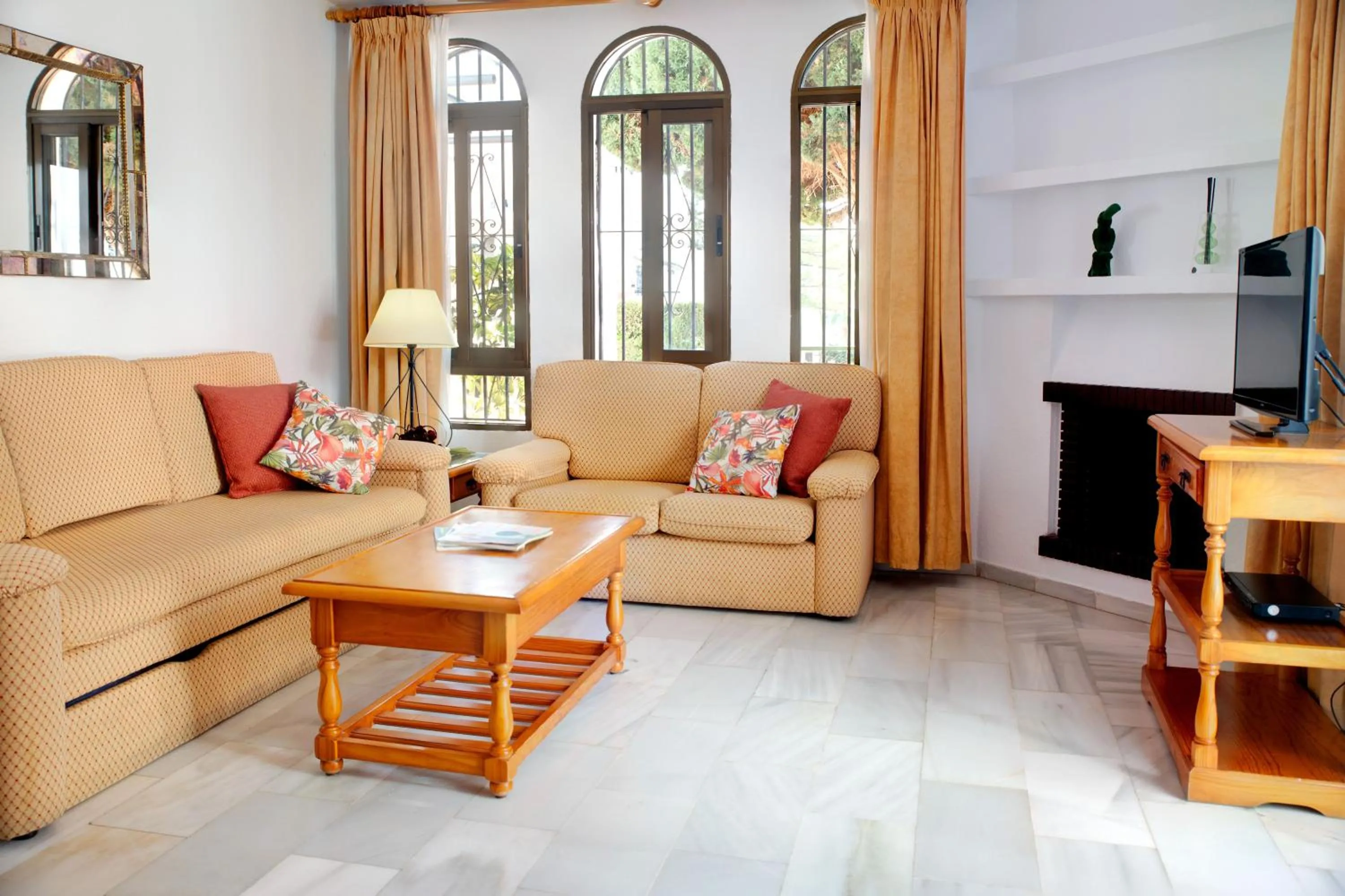 Living room in Pueblo Evita