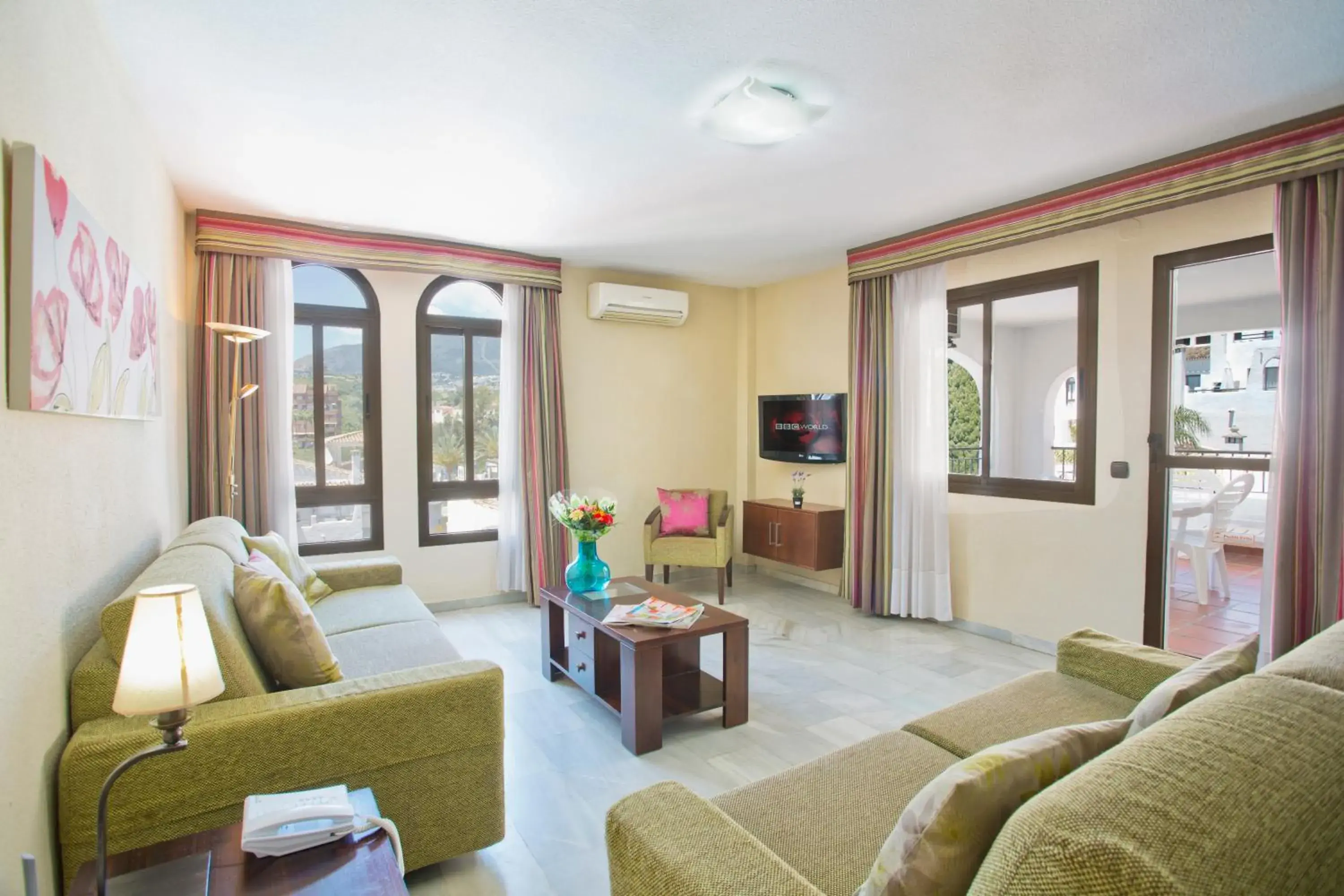 Living room in Pueblo Evita Living room in Pueblo Evita