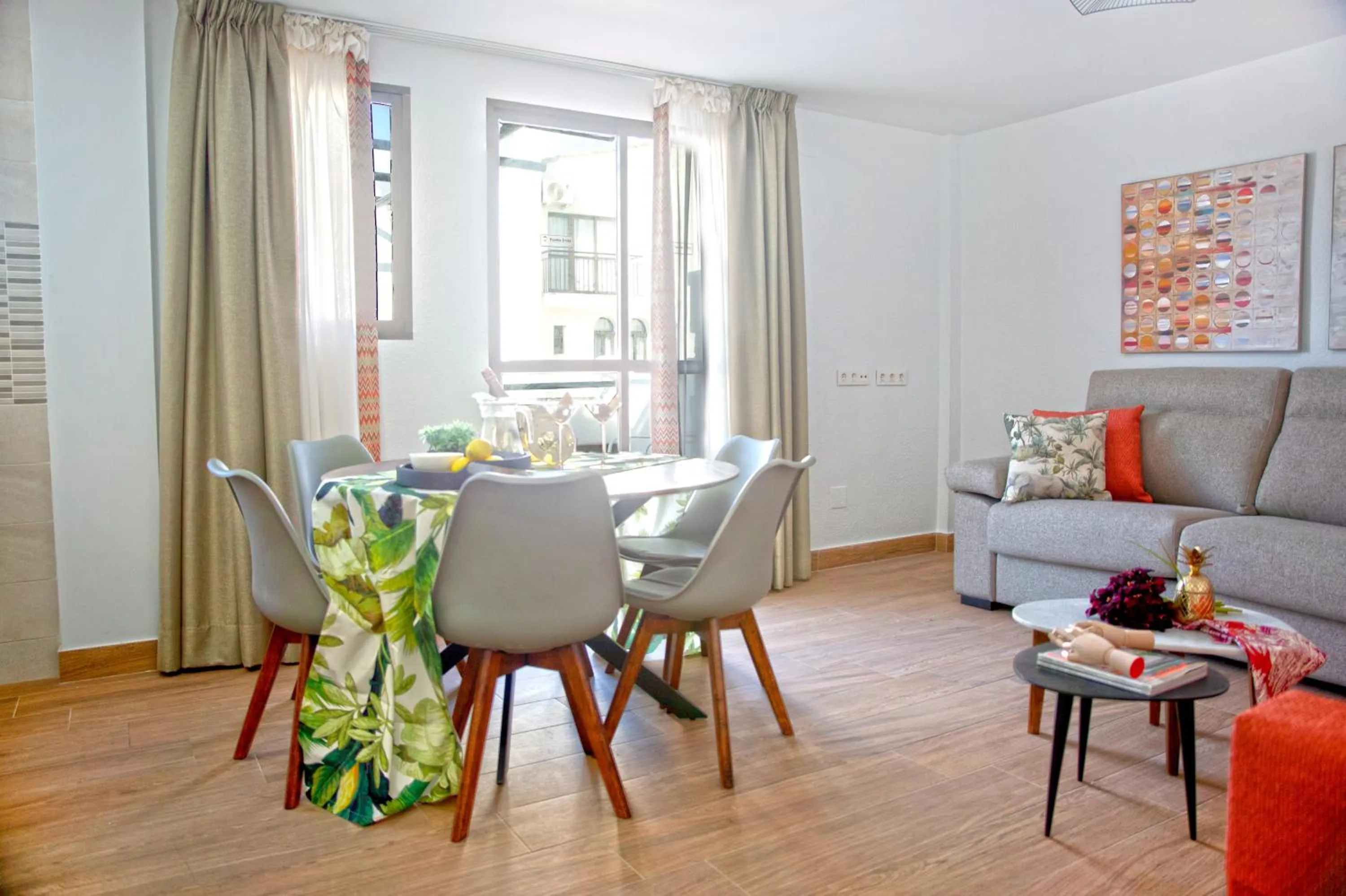 Living room in Pueblo Evita