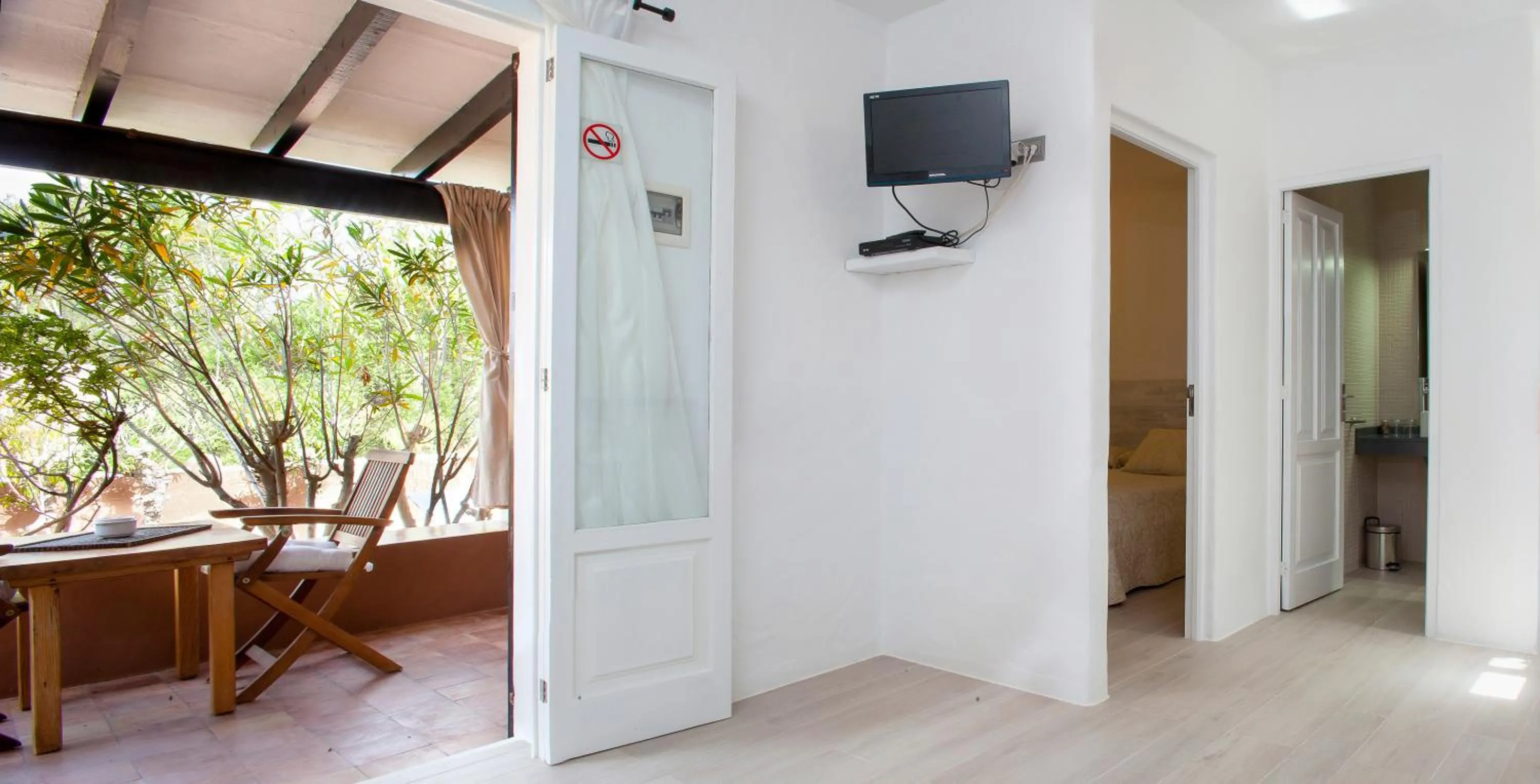 Patio in Bungalows Sa Sargantana