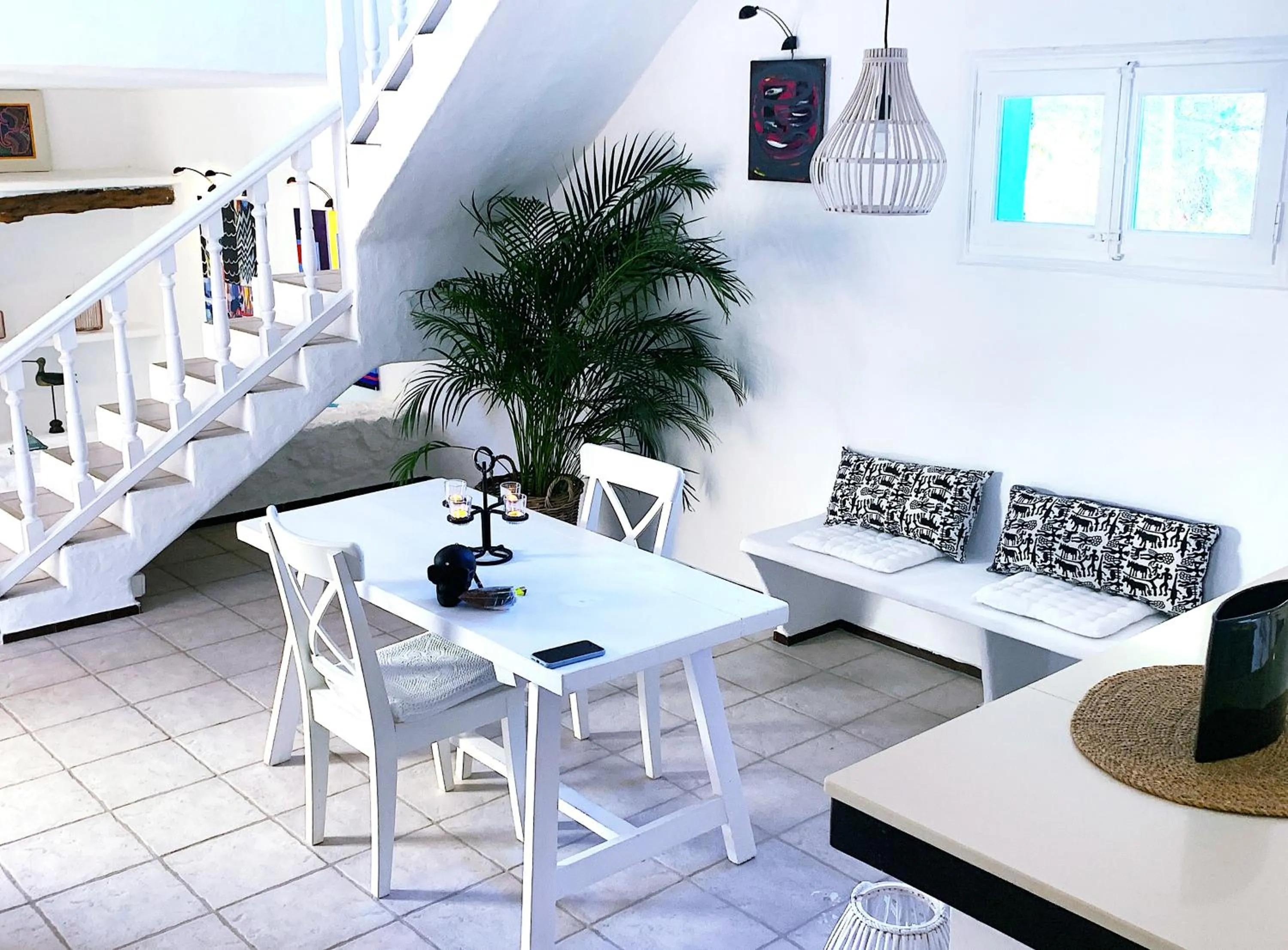 Living room in Bungalows Sa Sargantana