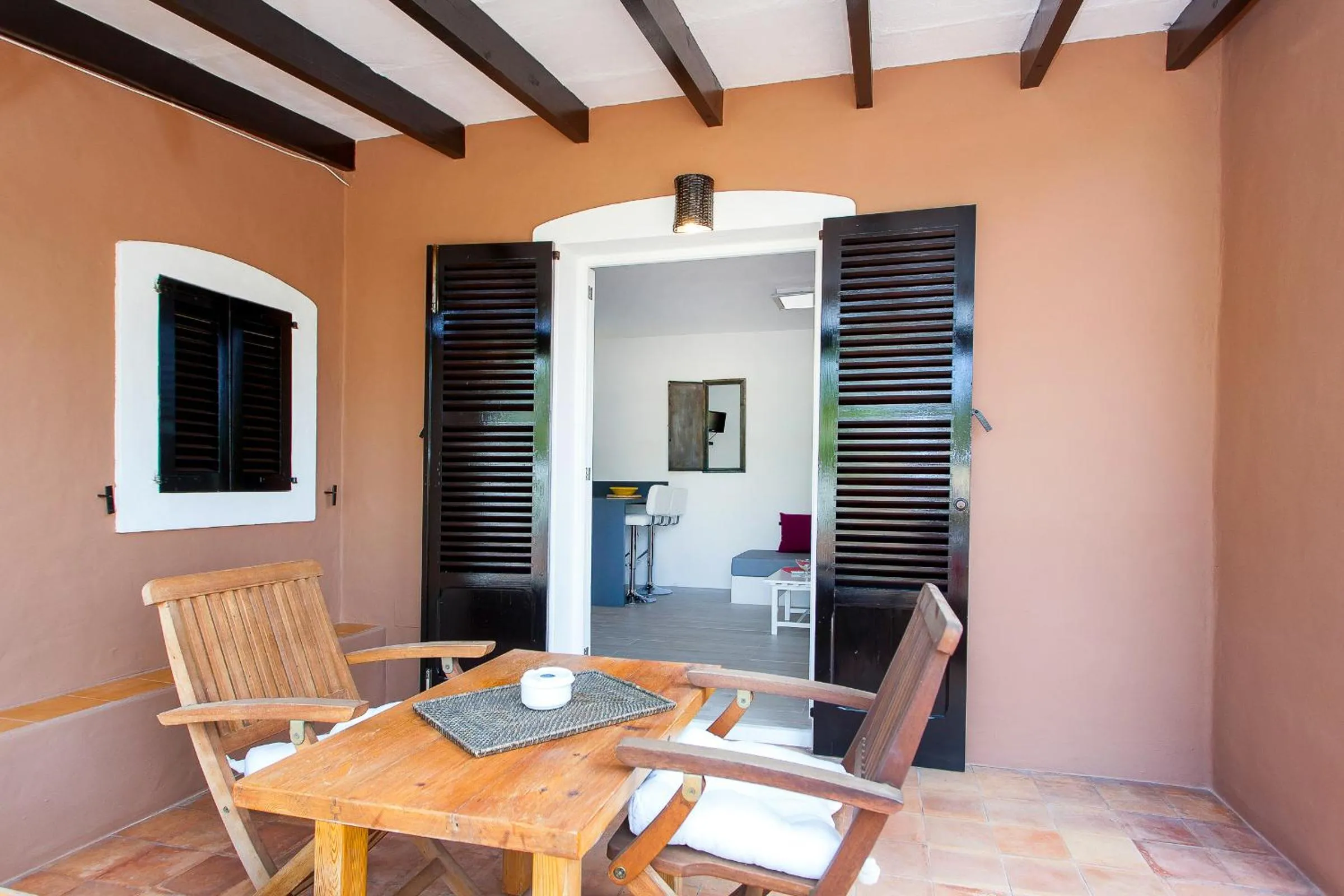 Balcony/Terrace in Bungalows Sa Sargantana