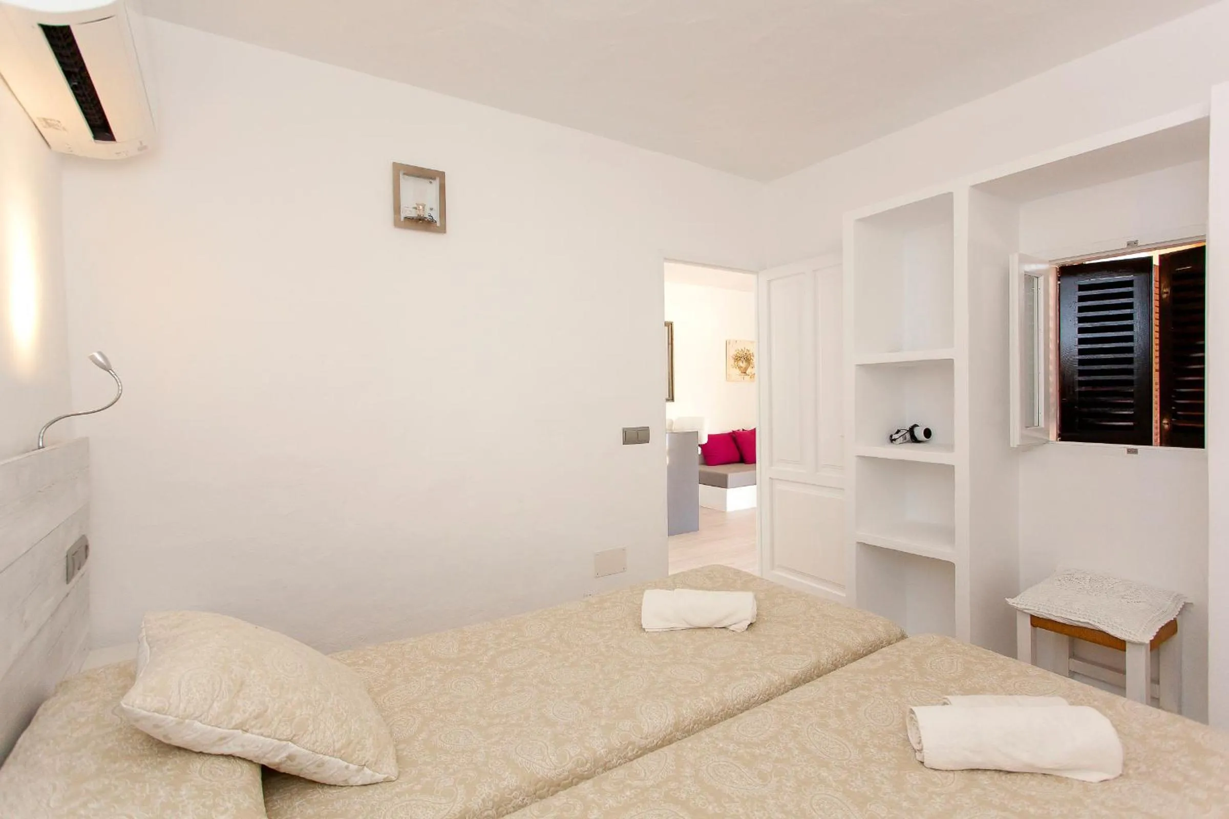 Bed in Bungalows Sa Sargantana