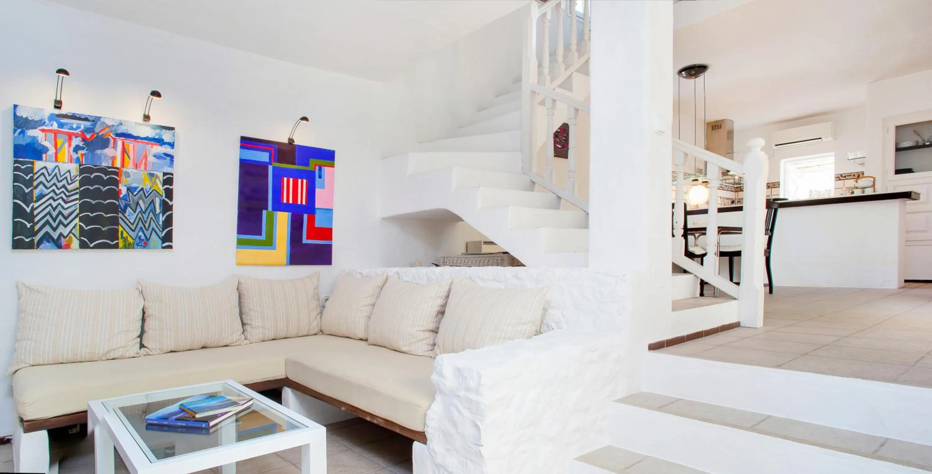 Living room in Bungalows Sa Sargantana
