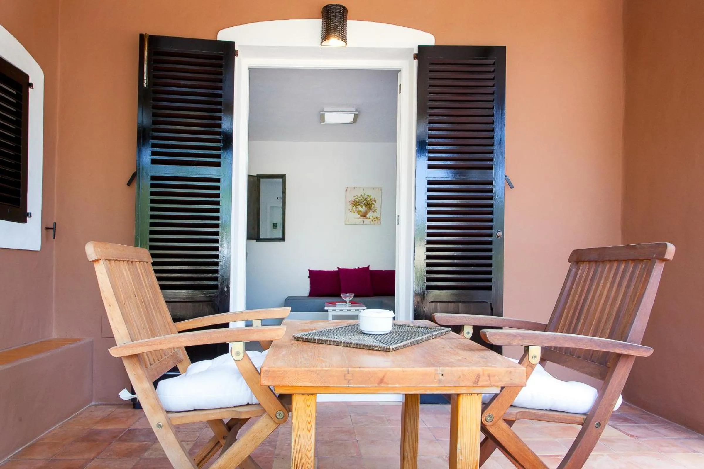 Balcony/Terrace in Bungalows Sa Sargantana