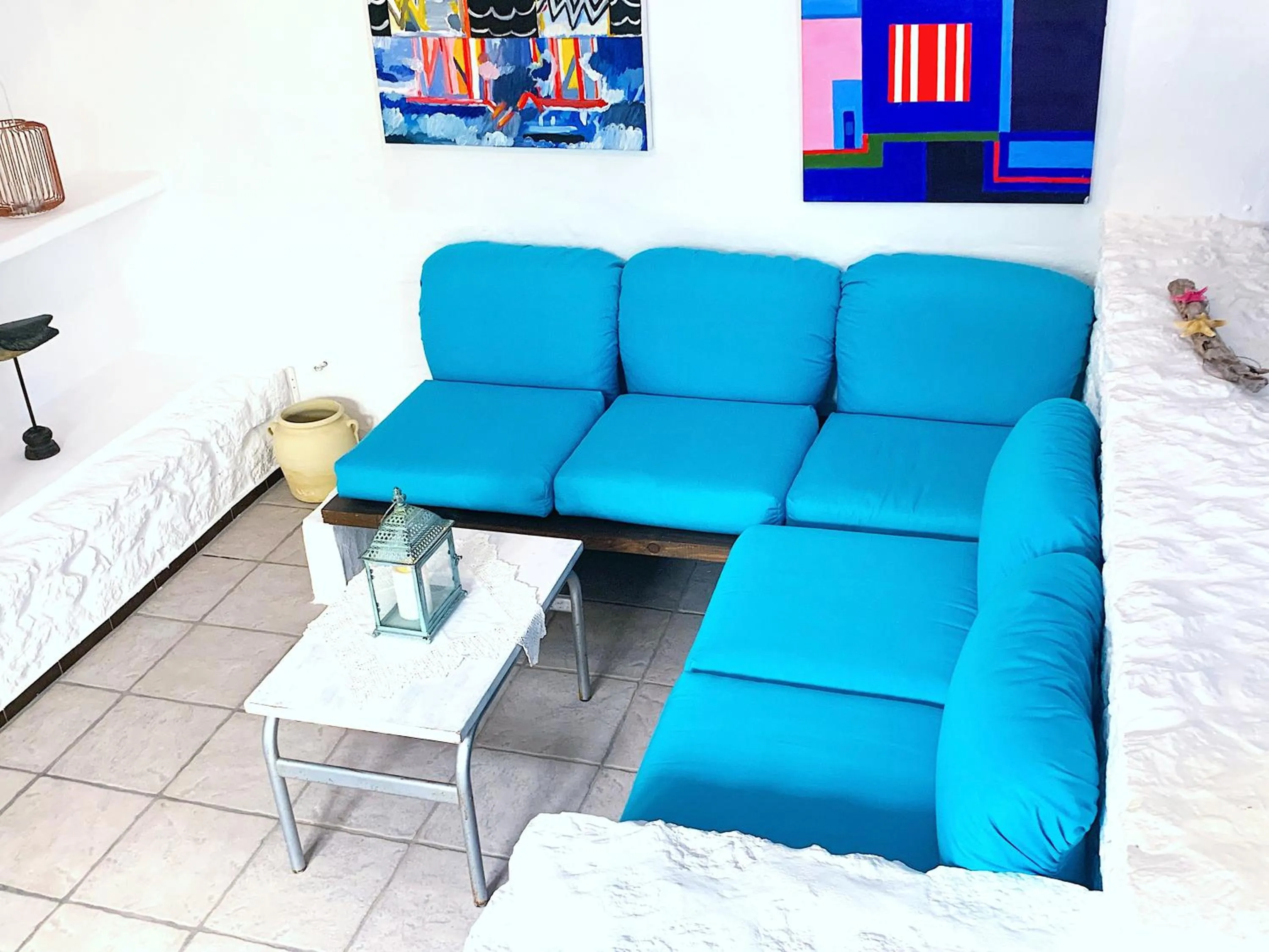 Seating area in Bungalows Sa Sargantana
