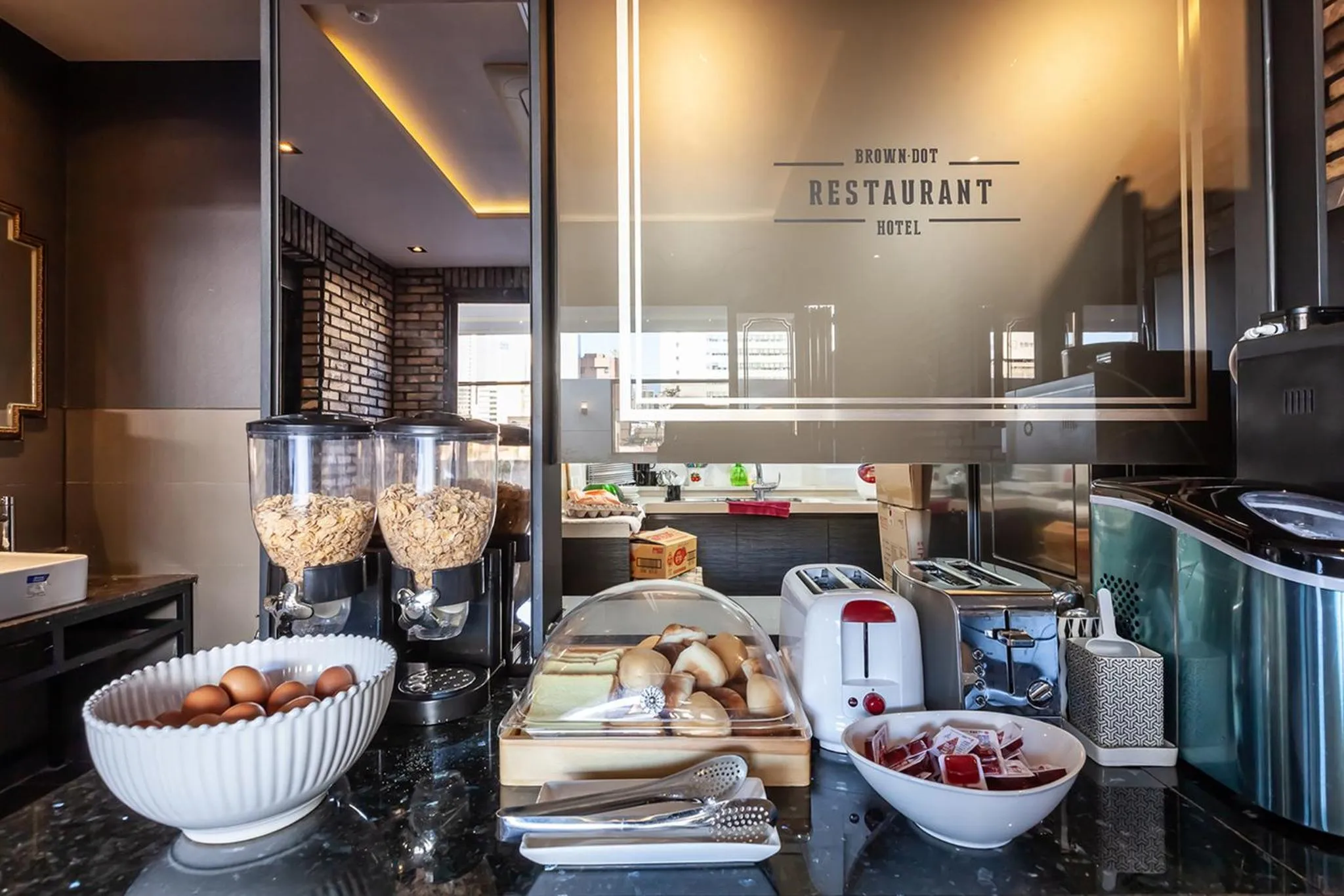 Breakfast in Beomil Brown Dot Hotel