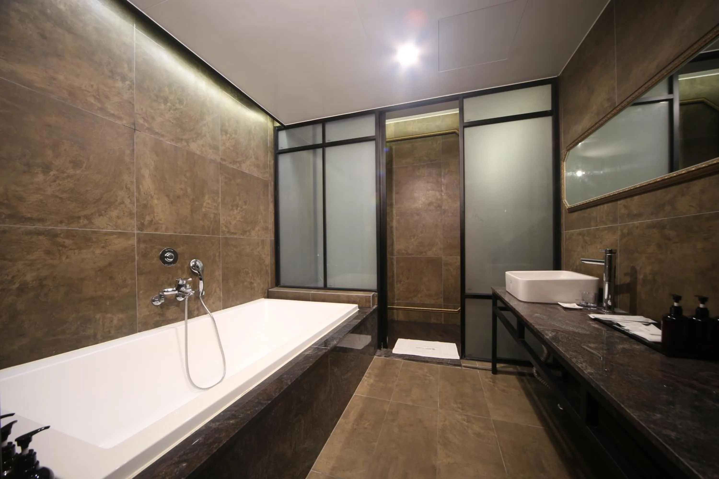 Bathroom in Beomil Brown Dot Hotel
