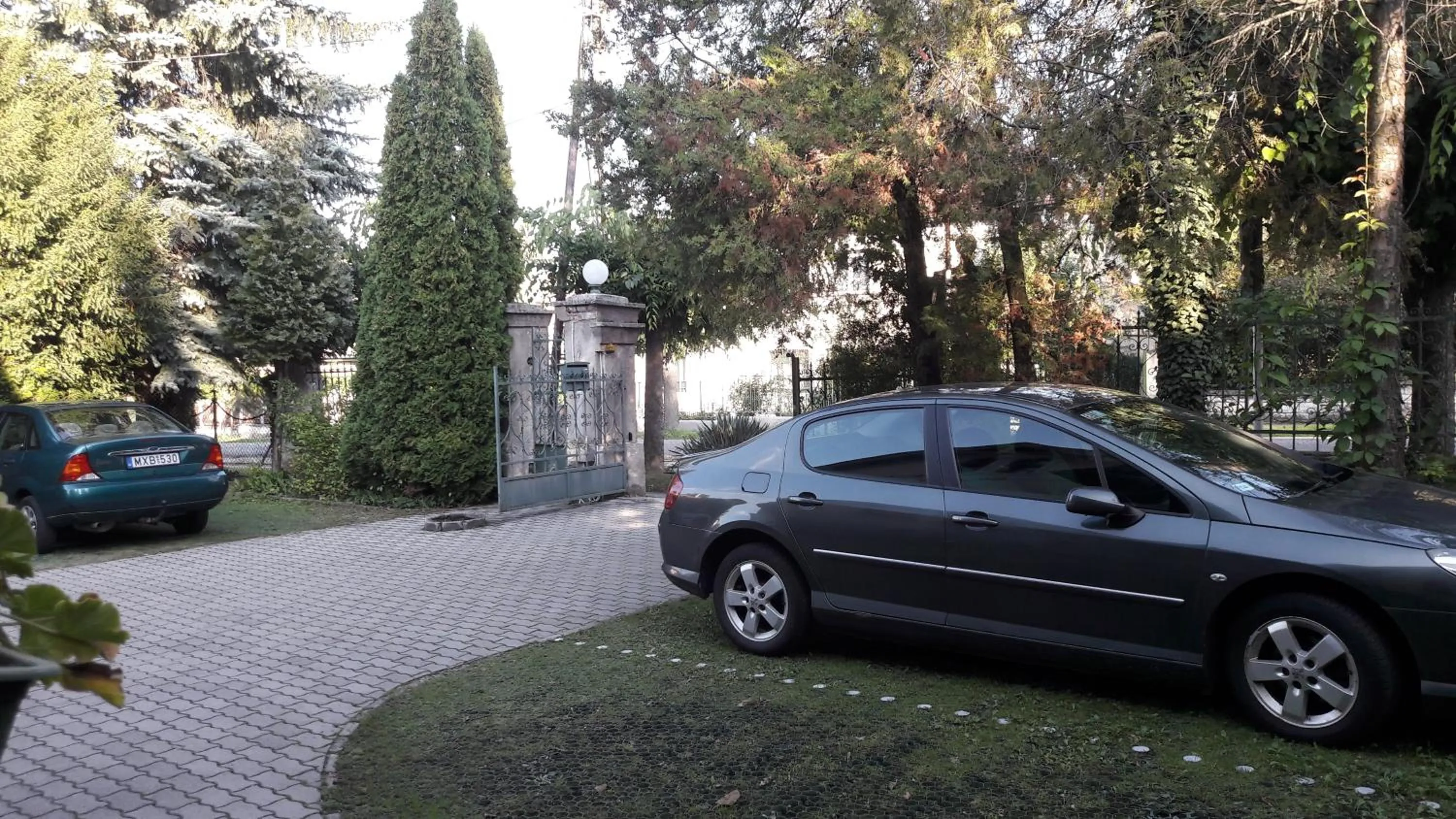 Garden view in Szalay Villa