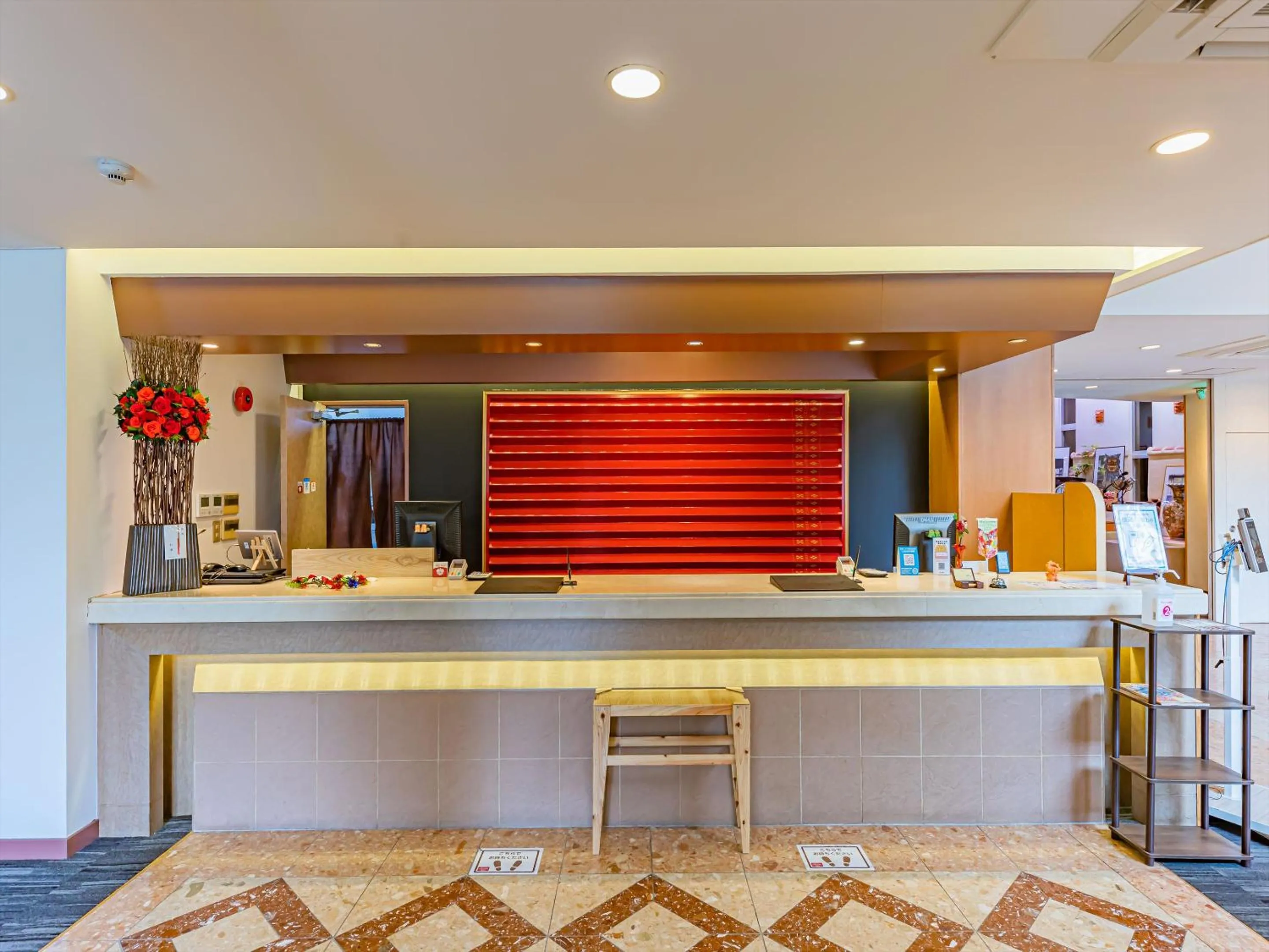 Lobby or reception in Okinawa Hotel
