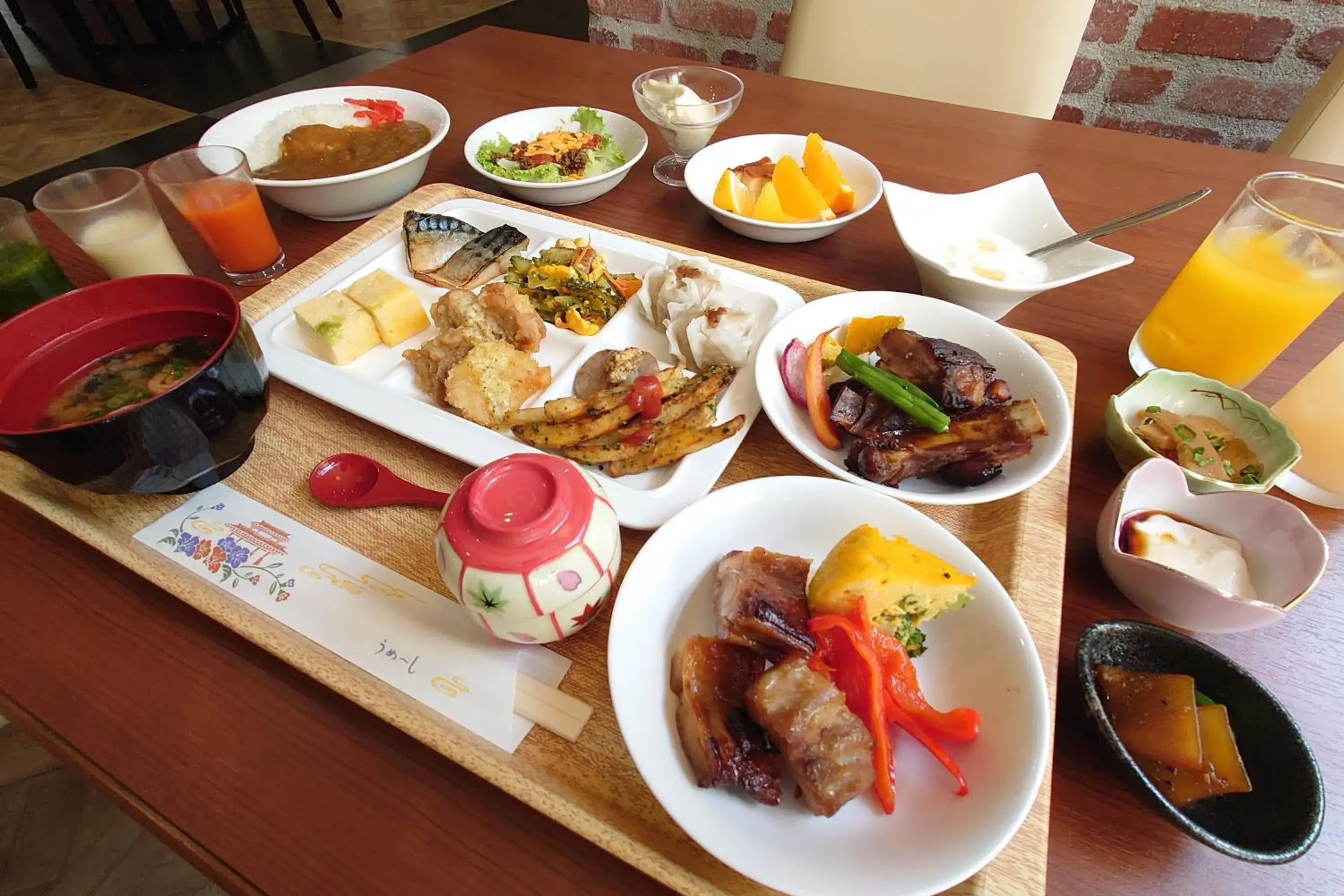 Buffet breakfast in Okinawa Hotel Buffet breakfast in Okinawa Hotel