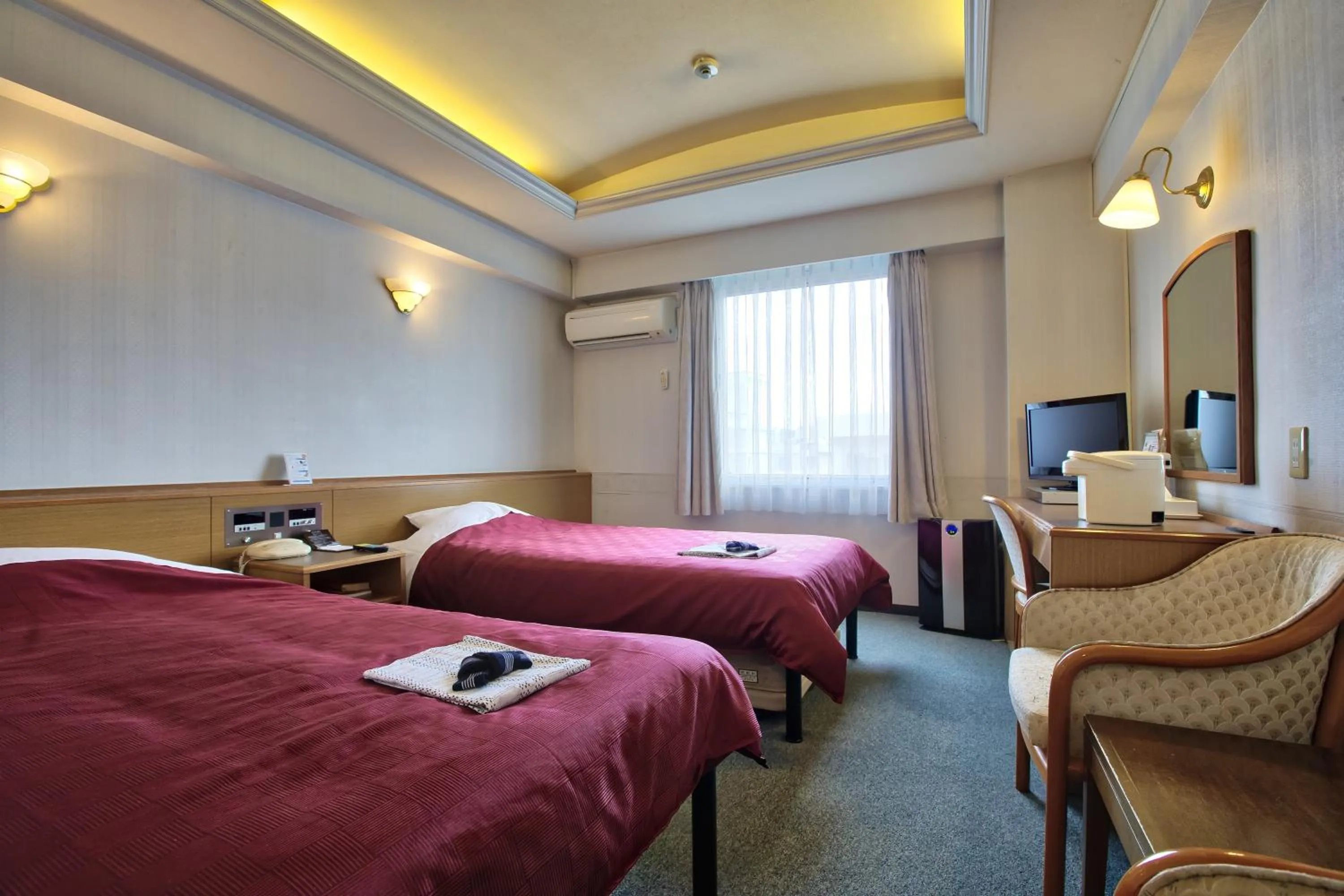 Photo of the whole room, Bed in Okinawa Hotel