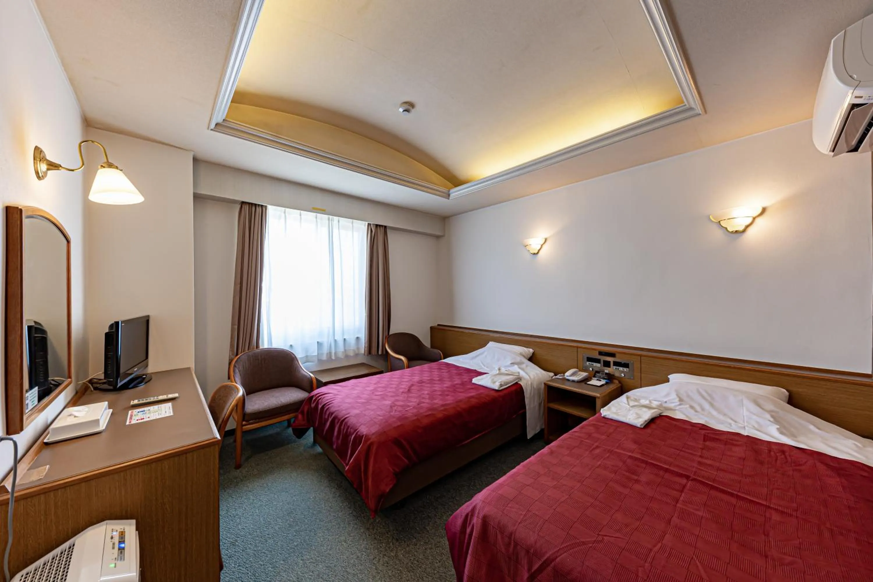 Bed in Okinawa Hotel