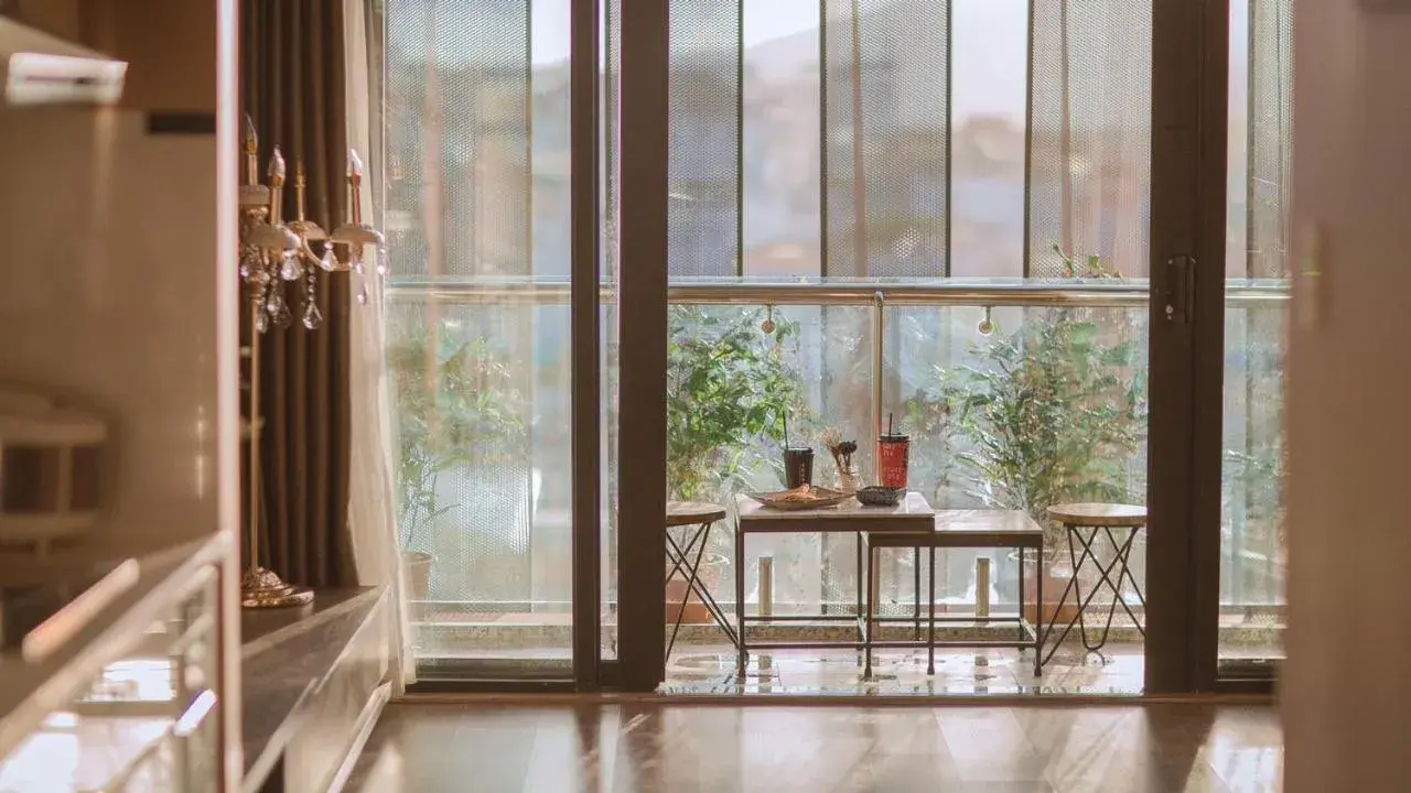 Balcony/Terrace in Full House Condotel - Căn hộ 606 Dalat Center Balcony/Terrace in Full House Condotel - Căn hộ 606 Dalat Center