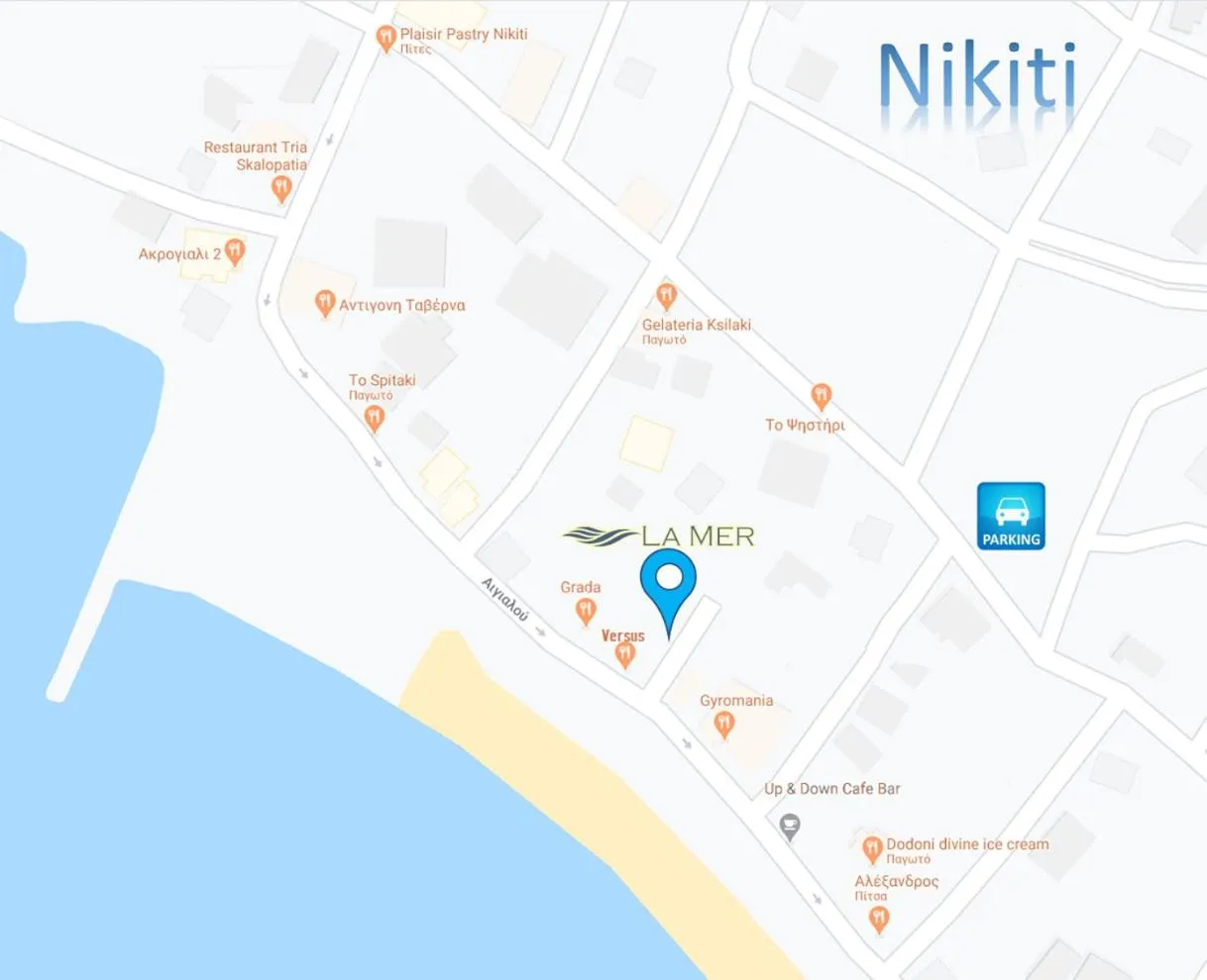 Location in La Mer Apartments