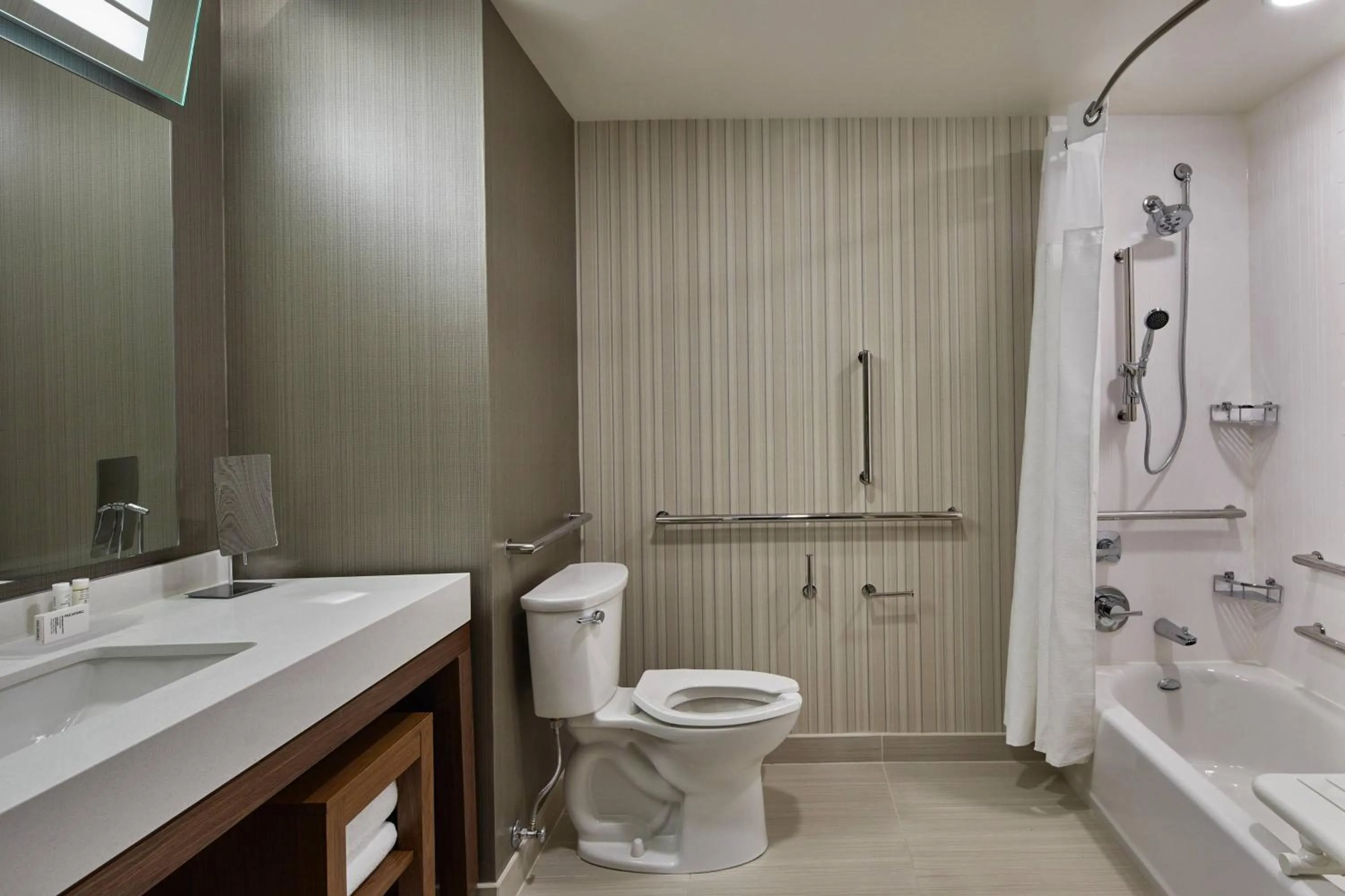 Bathroom in Courtyard by Marriott Albany Airport
