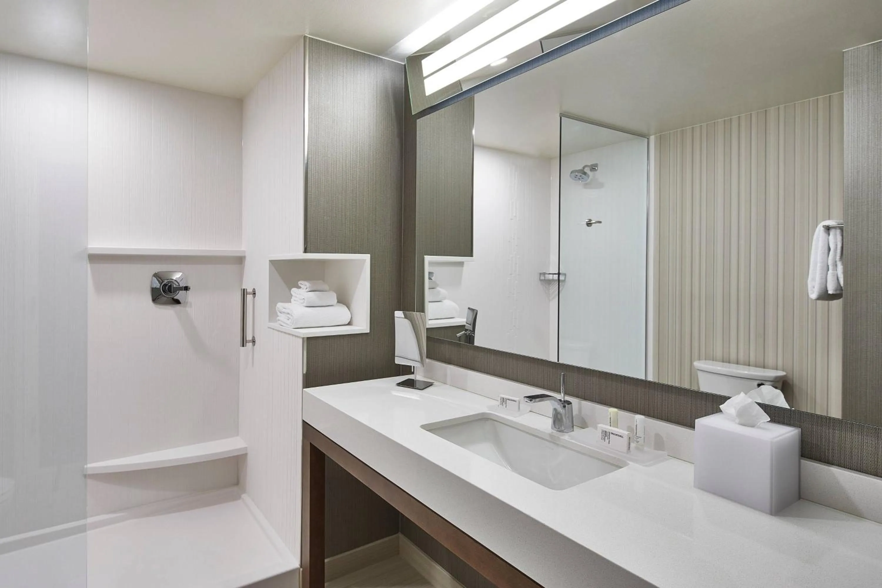 Bathroom in Courtyard by Marriott Albany Airport