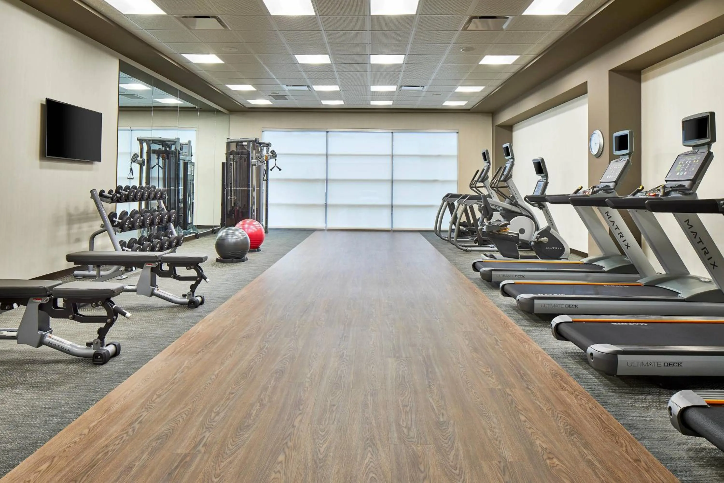 Fitness centre/facilities in Residence Inn by Marriott Albany Airport